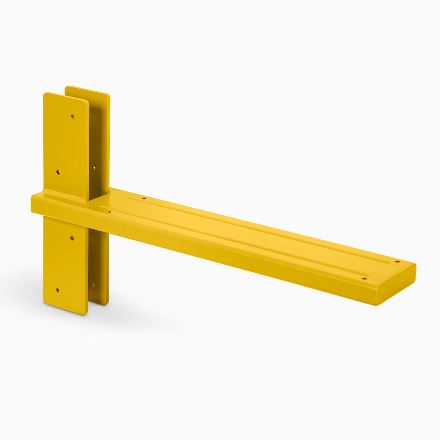 Yuri XD Floating Desk Bracket - Heavy Duty Powder Coated Steel Wall Mounted Shelf Bracket for Home Office, Kitchen, Bathroom - Perfect for Floating Desks, Shelves and Countertops