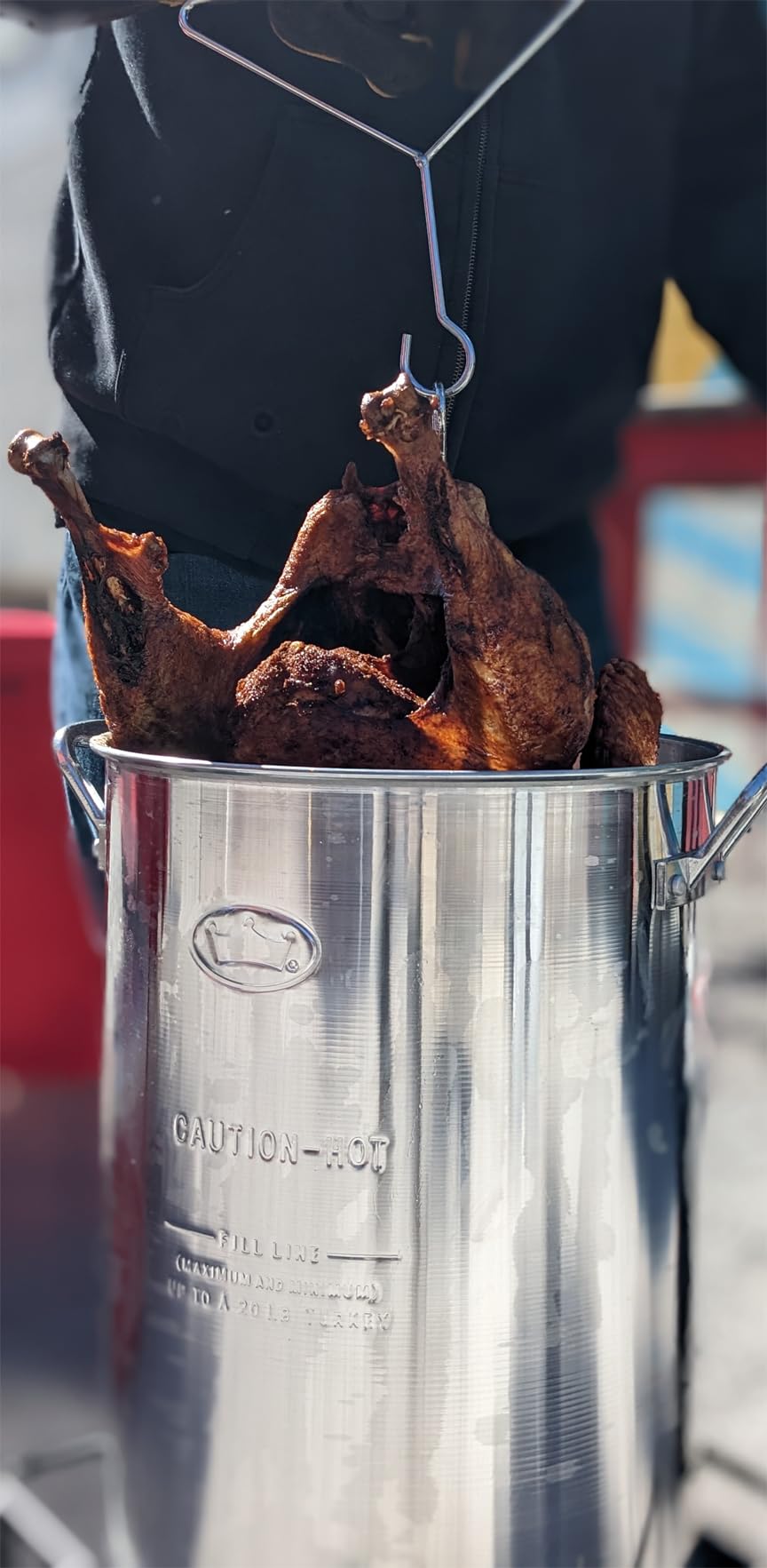 Turkey Fryer King Kooker 12RTFA 29Qt Propane Outdoor Cooker with Battery Timer - Perfect for Thanksgiving, Backyard BBQs & Outdoor Cooking Events