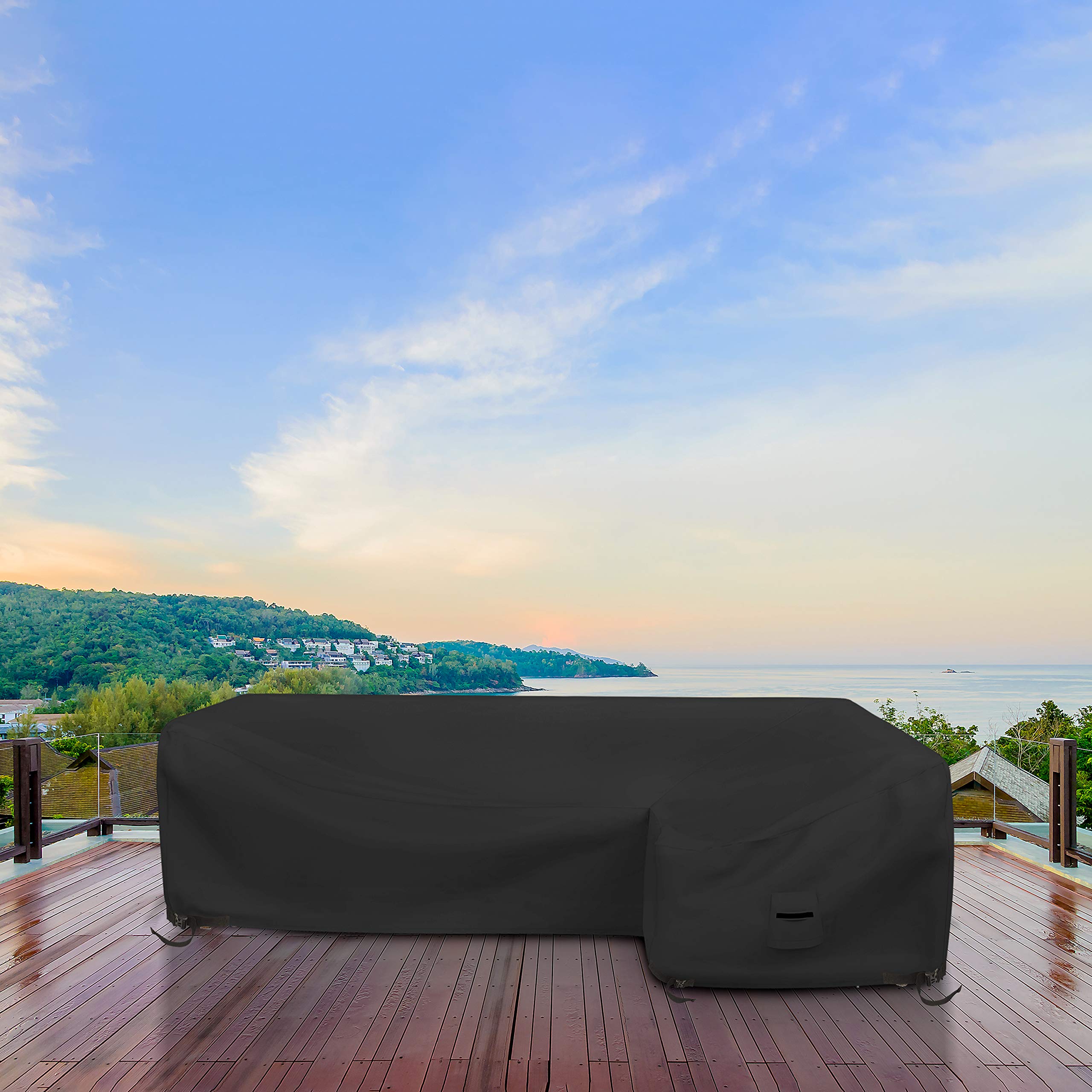 L-Shaped Sectional Sofa Cover - 90