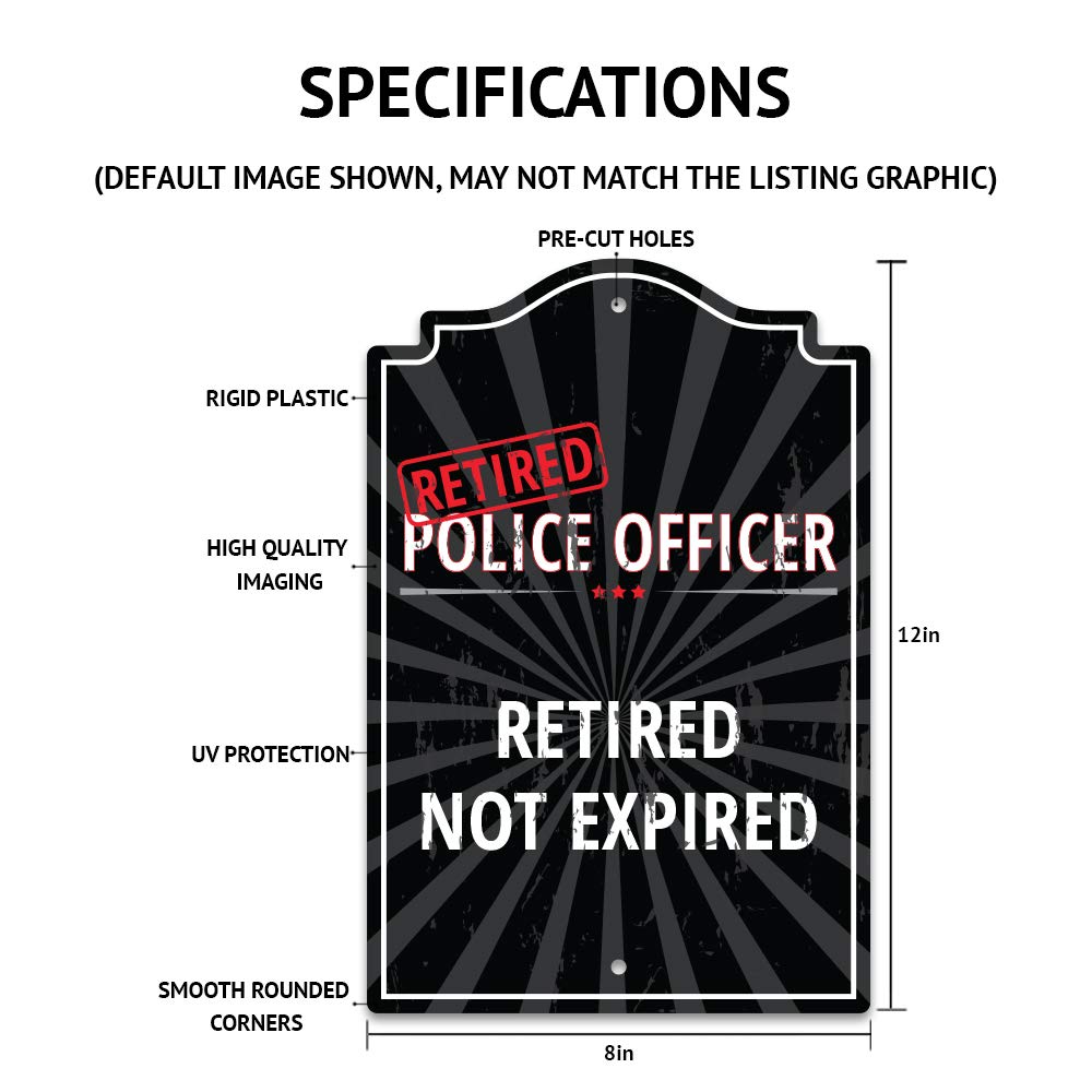 Retired Master Sergeant Sign - Funny Military Home Decor for Indoor & Outdoor Use - Personalized Retirement Gift for Home, Office, Bedroom - 'Retired Not Expired' Wall Plaque - Perfect for Veterans Day, Retirement Parties & Military Appreciation Gifts