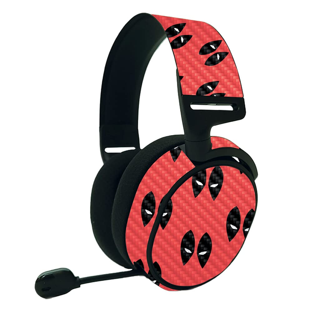 Premium Carbon Fiber Skin for SteelSeries Arctis 9 Headset - Dead Eyes Pool Design | Protective Durable Textured Cover | Easy Application | Made in USA | Perfect for Gaming, Streaming & Travel Protection
