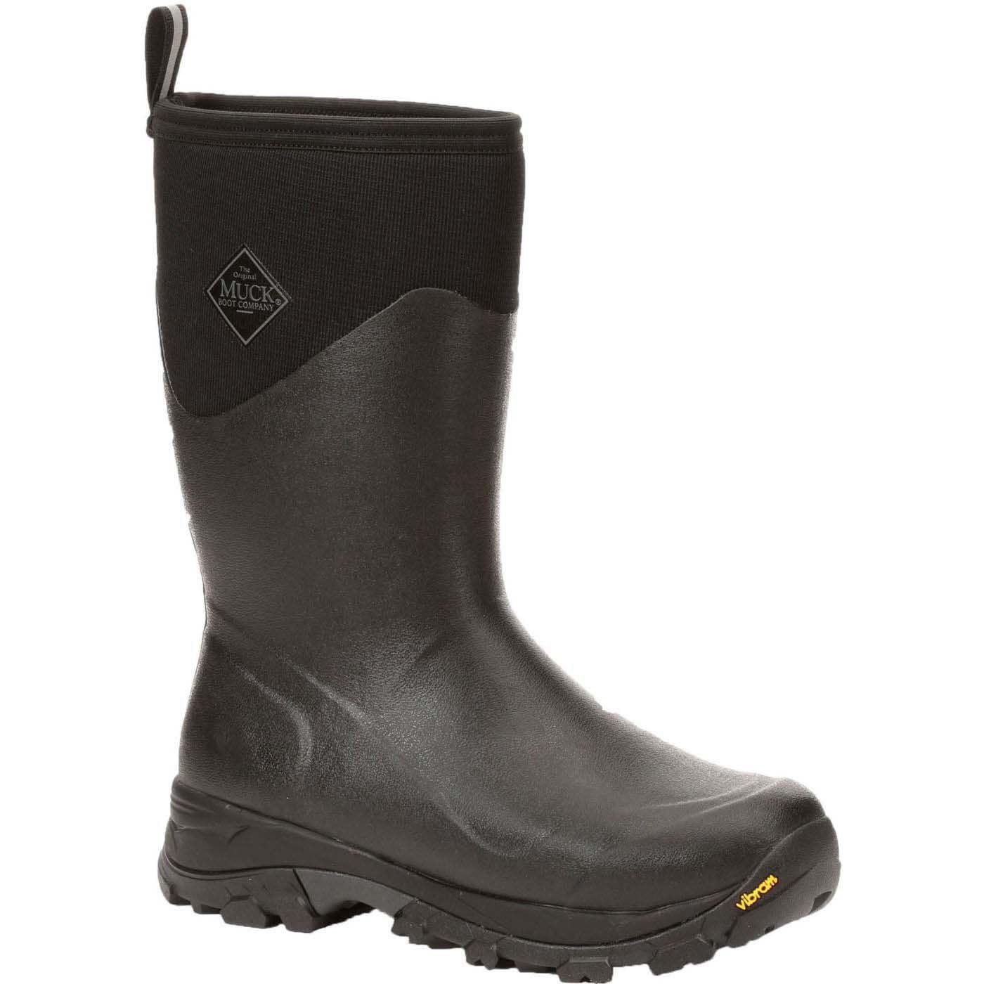 Muck Boot Men's Arctic Ice Mid Boots - Waterproof Winter Boots for Men, Insulated Snow Boots with Slip-Resistant Sole - Ideal for Ice Fishing, Hunting & Cold Weather Outdoor Activities