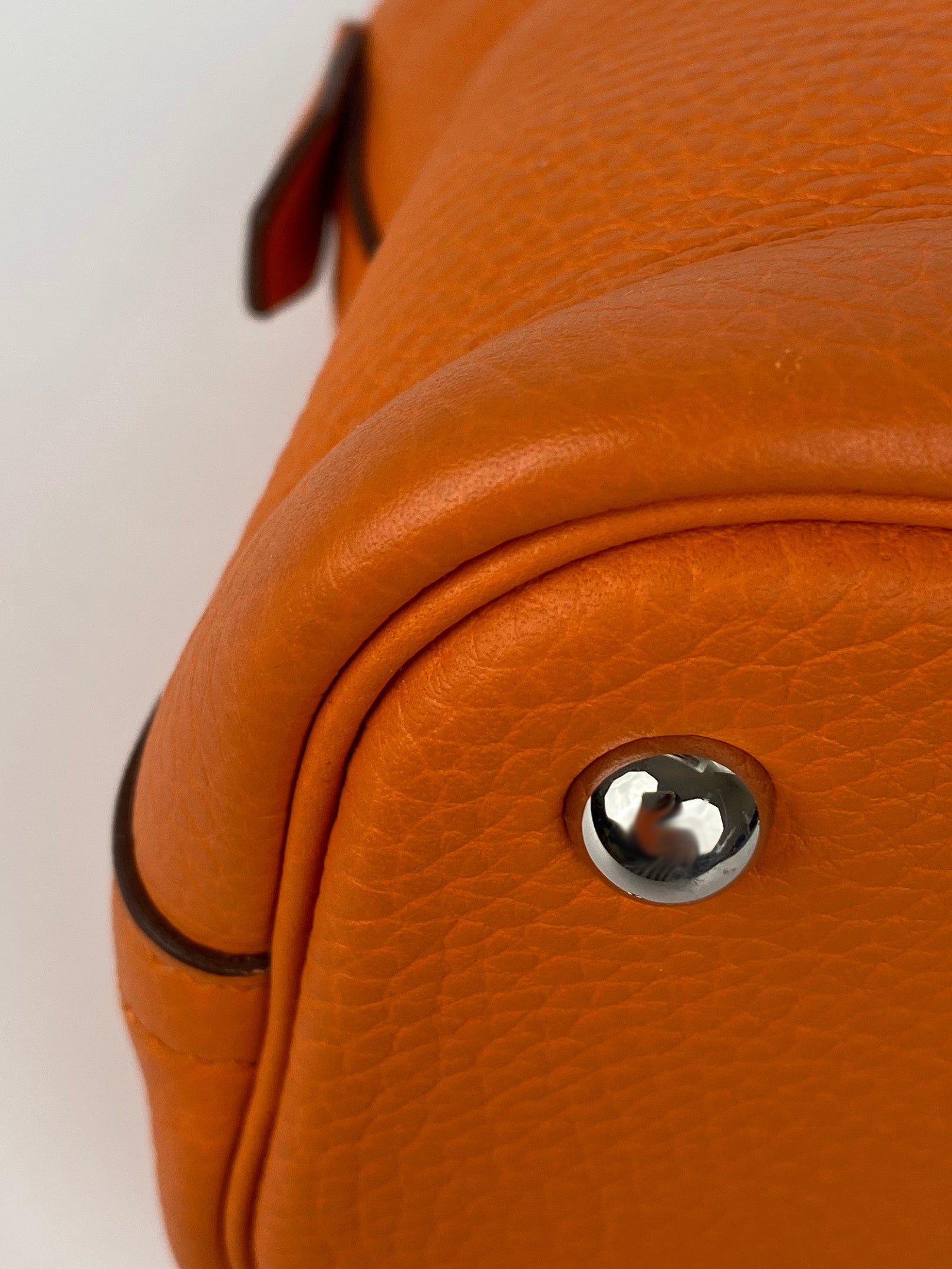 Authentic Hermes Orange Bolide 31 Leather Handbag - Luxury Tote Bag for Women, Perfect for Work, Travel & Everyday Use