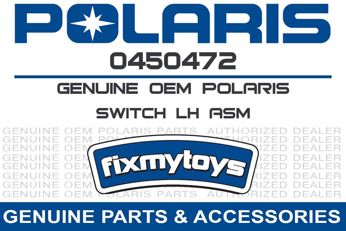 Polaris 0450472 Left Hand Handlebar Switch for Sportsman Scrambler 200 (2004-2009) - OEM Replacement Part - Perfect for Off-Road & ATV Riding