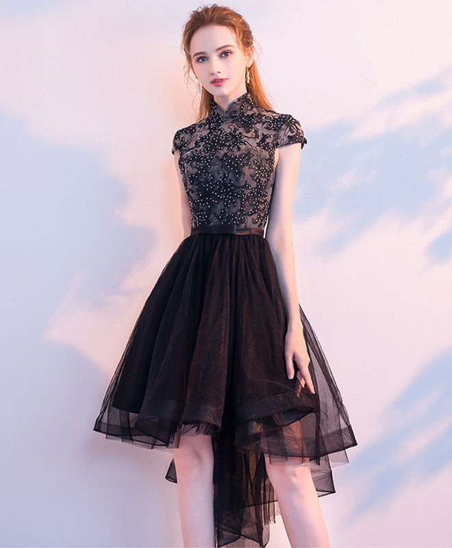 Elegant Black Tulle Short Prom Dress for Homecoming - Perfect for Parties, Dances & Special Occasions