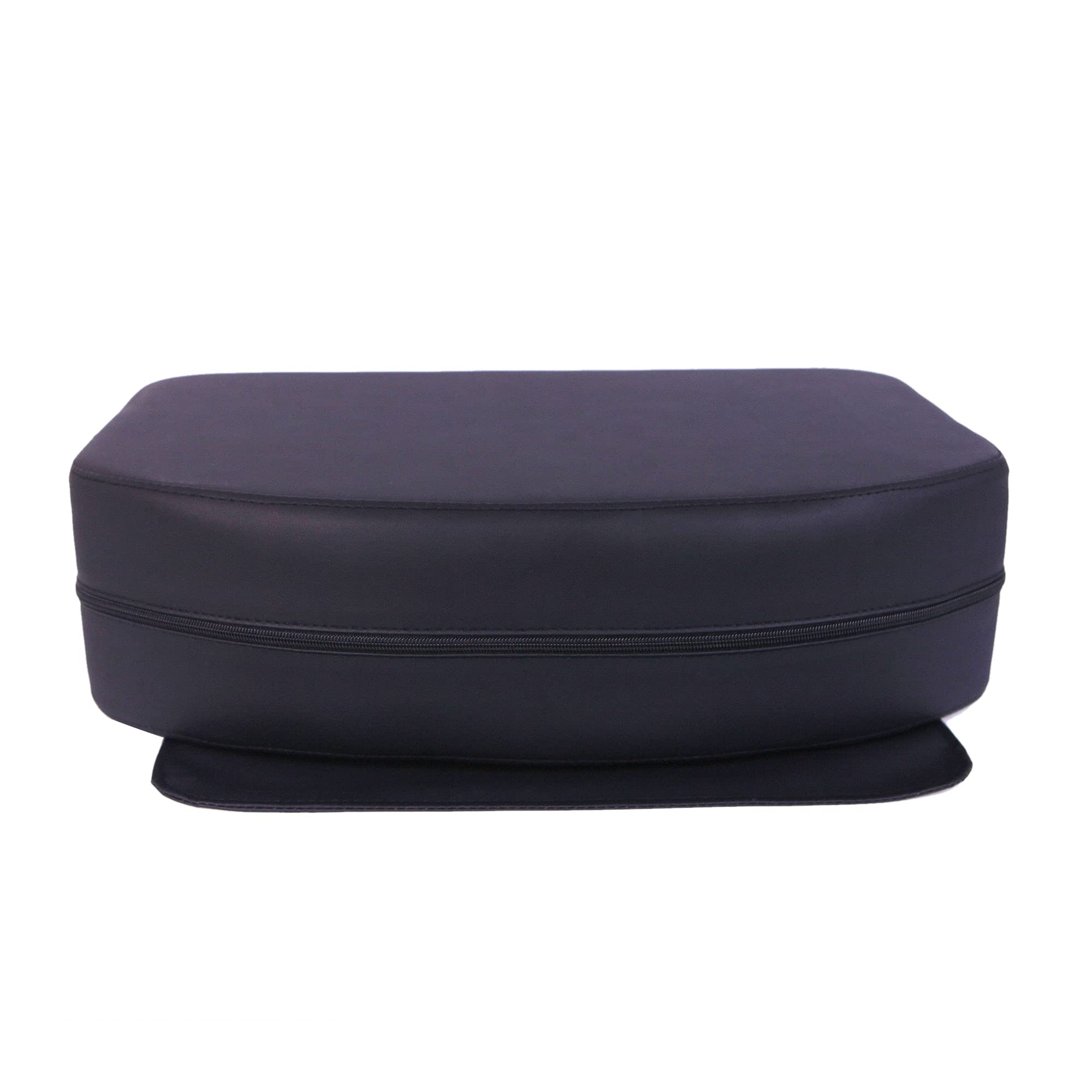 Premium PU Leather Salon Booster Seat Cushion for Kids - Child Haircut Styling Chair & Barber Shop Accessory - Perfect for Toddler Haircuts at Home or Salon