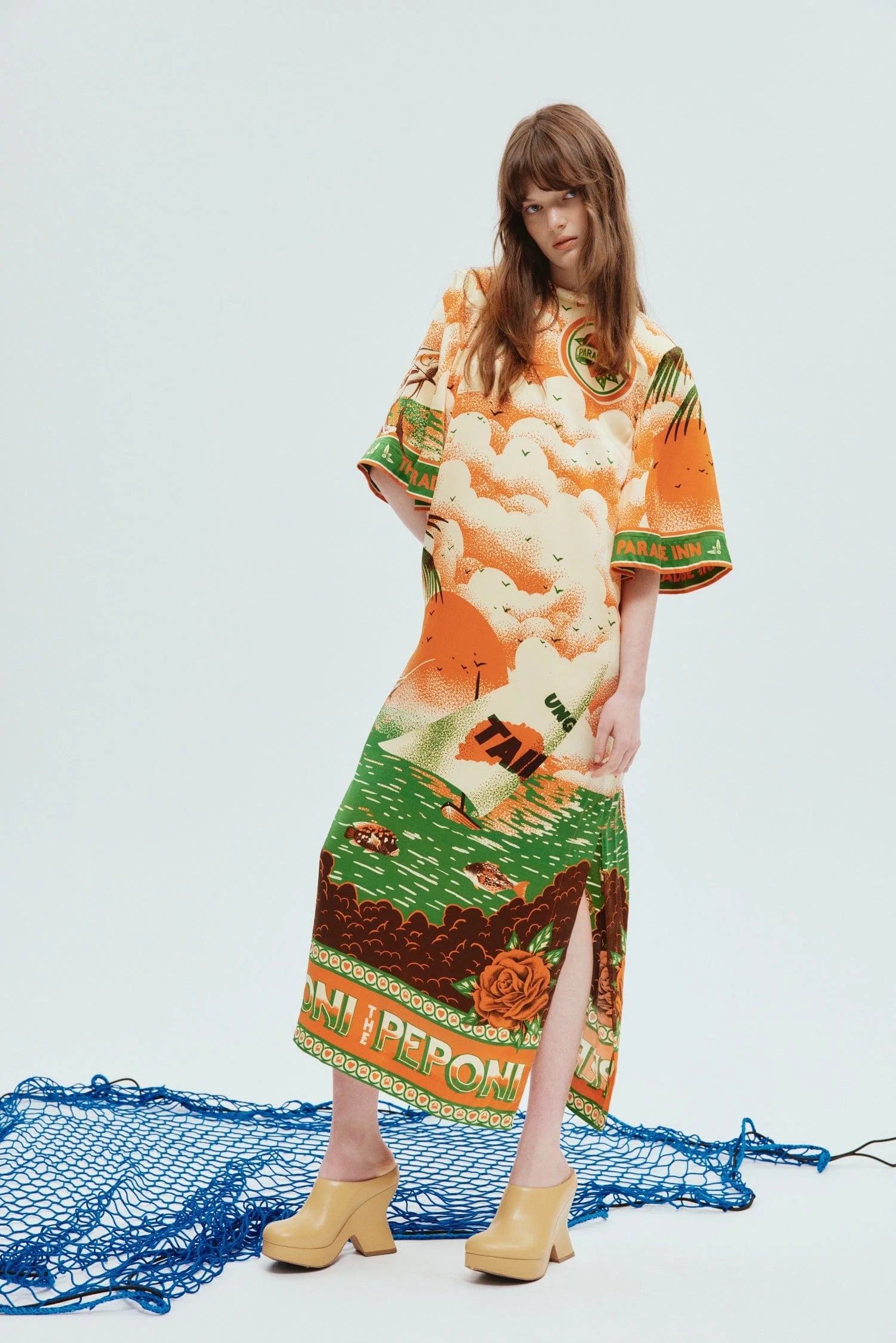 Bungalow Midi Dress for Women - Flowy Summer Casual Dress with Pockets | Perfect for Beach, Vacation, and Everyday Wear