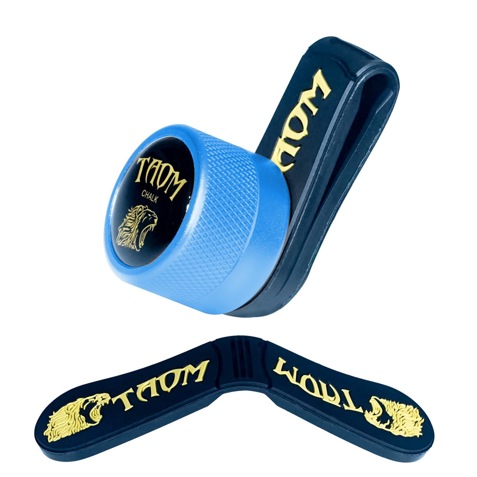 **TAOM Round Magnetic Pool Chalk Holder - Portable Billiard Chalk Cube Case for Cue Tips | Perfect for Pool, Snooker & Billiards Accessories | Compact & Durable Design for Easy Storage & Travel**