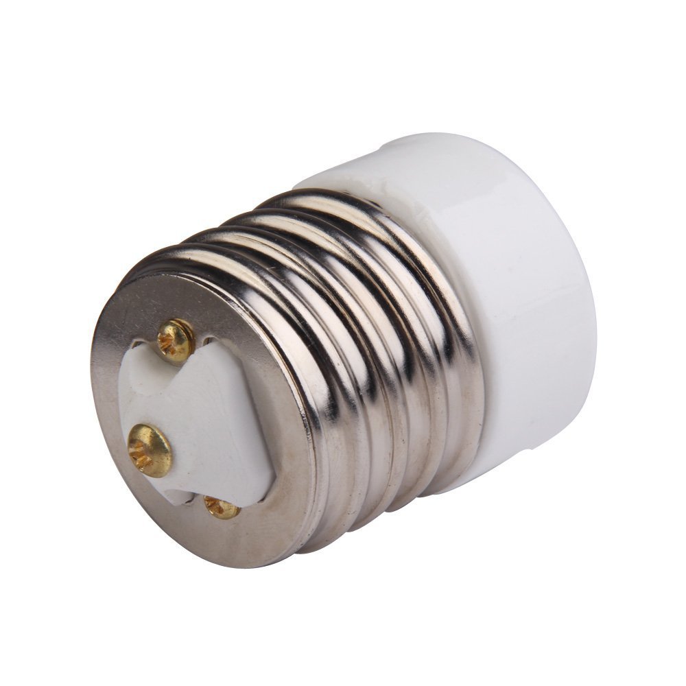 UL Listed E39 to E26/E27 Porcelain Light Bulb Socket Adapter - Mogul to Medium Base Converter for Vintage Lamps & Industrial Lighting Fixtures