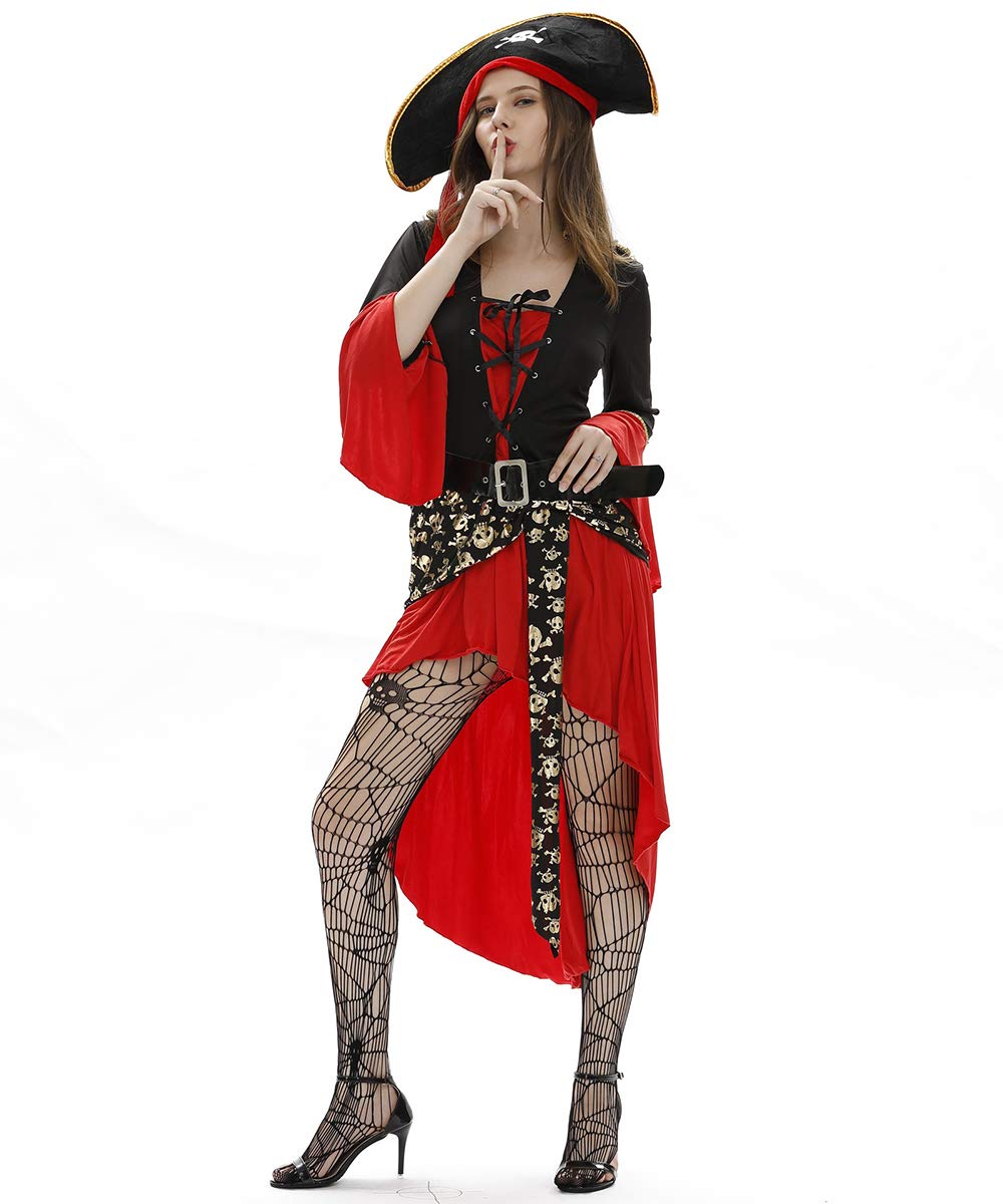 Women's Halloween Stockings - Skull & Spider Web Fishnet Tights for Costume Party, Cosplay, and Gothic Fashion (Black) | Perfect for Halloween Outfits, Themed Parties, and Gothic Lingerie Looks
