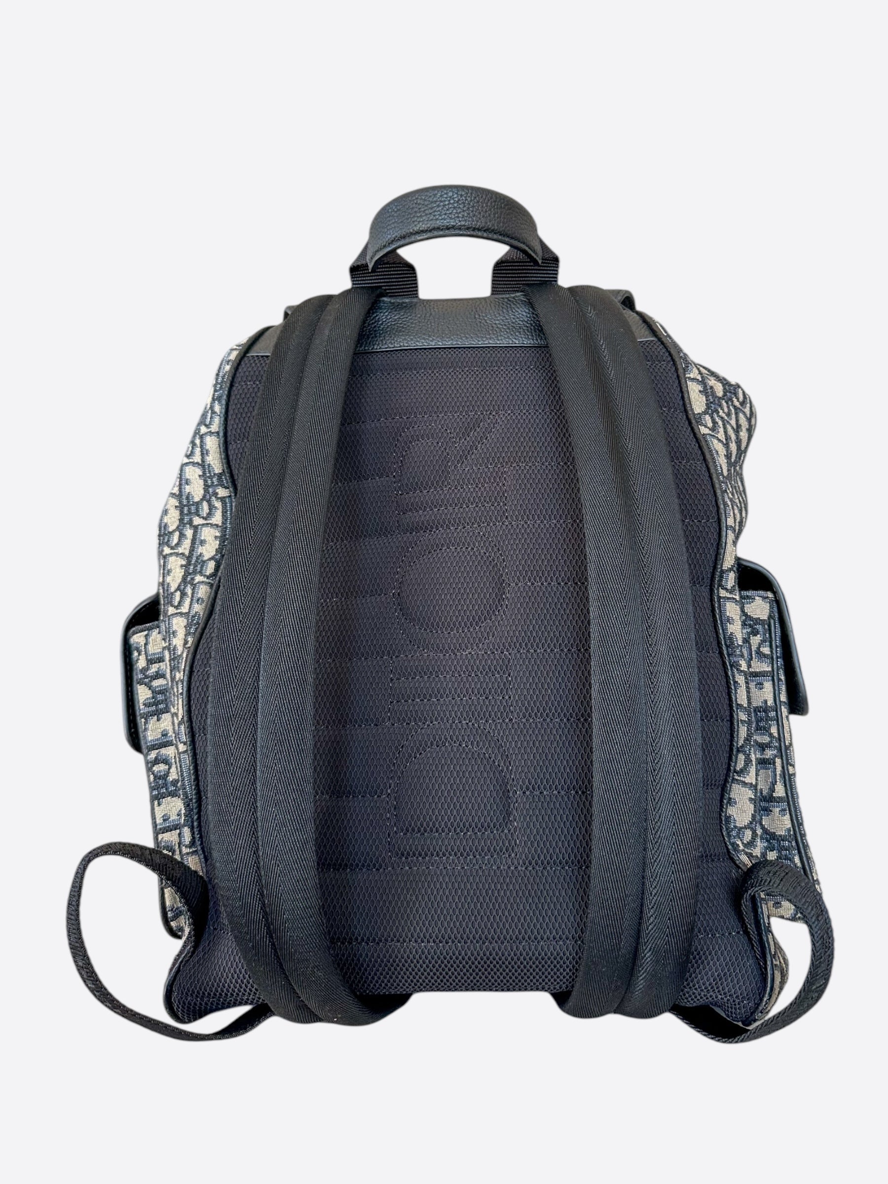 Dior Beige Oblique Saddle Backpack - Luxury Designer Shoulder Bag for Women | Perfect for Travel, Work & Everyday Use