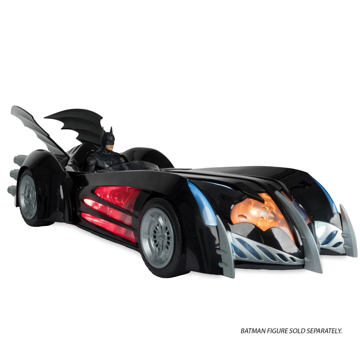 Batman & Robin DC Multiverse Batmobile with Lights & Sound - Collectible Action Figure Toy for Kids & Adults - Perfect for Play, Display & Superhero Fans