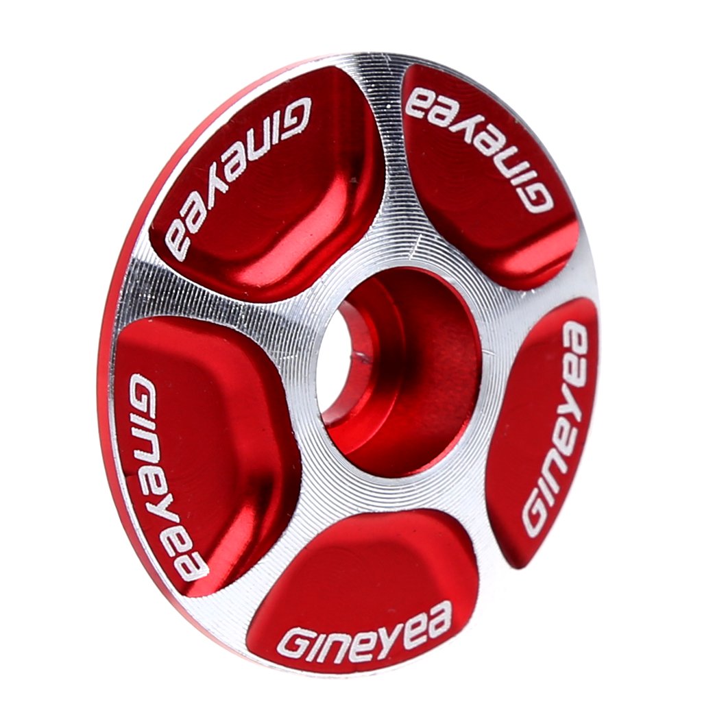 Threadless Bicycle Stem Cap - Aluminum Headset Top Cap Cover for Road & MTB Bikes | Lightweight Bike Accessories for Cycling & Commuting