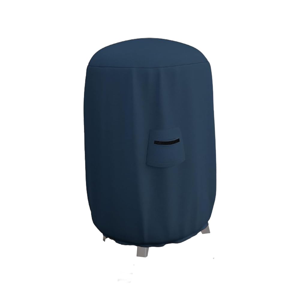 Premium Waterproof BBQ Smoker Cover - 12 Oz Heavy Duty UV & Weather Resistant Fabric for Dome, Bullet, Barrel, Kettle & Drum Grills (30