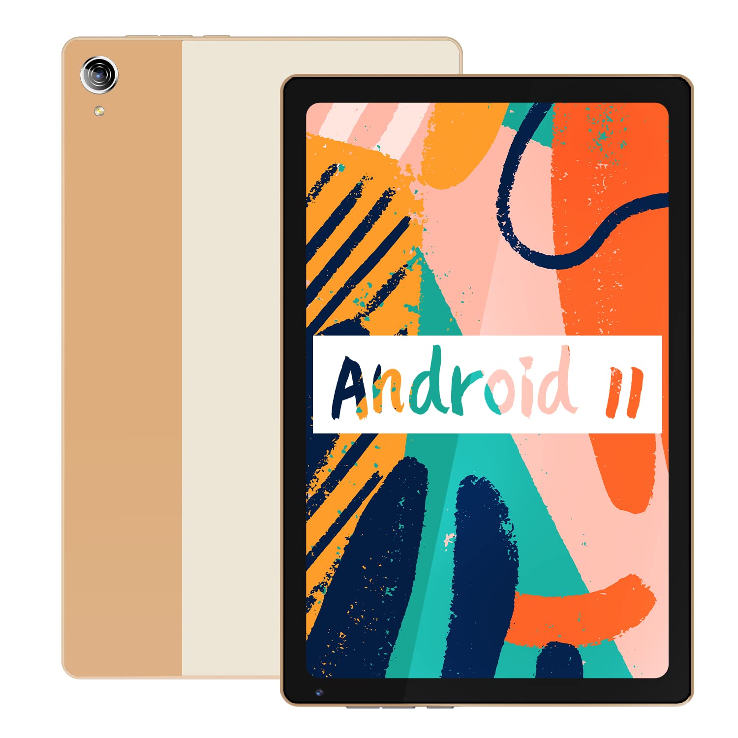10.4 Inch Android 11 Tablet with HD IPS Display - Quad Core Processor, 2GB RAM 32GB ROM, 6000mAh Battery - Perfect for Work, Study & Entertainment