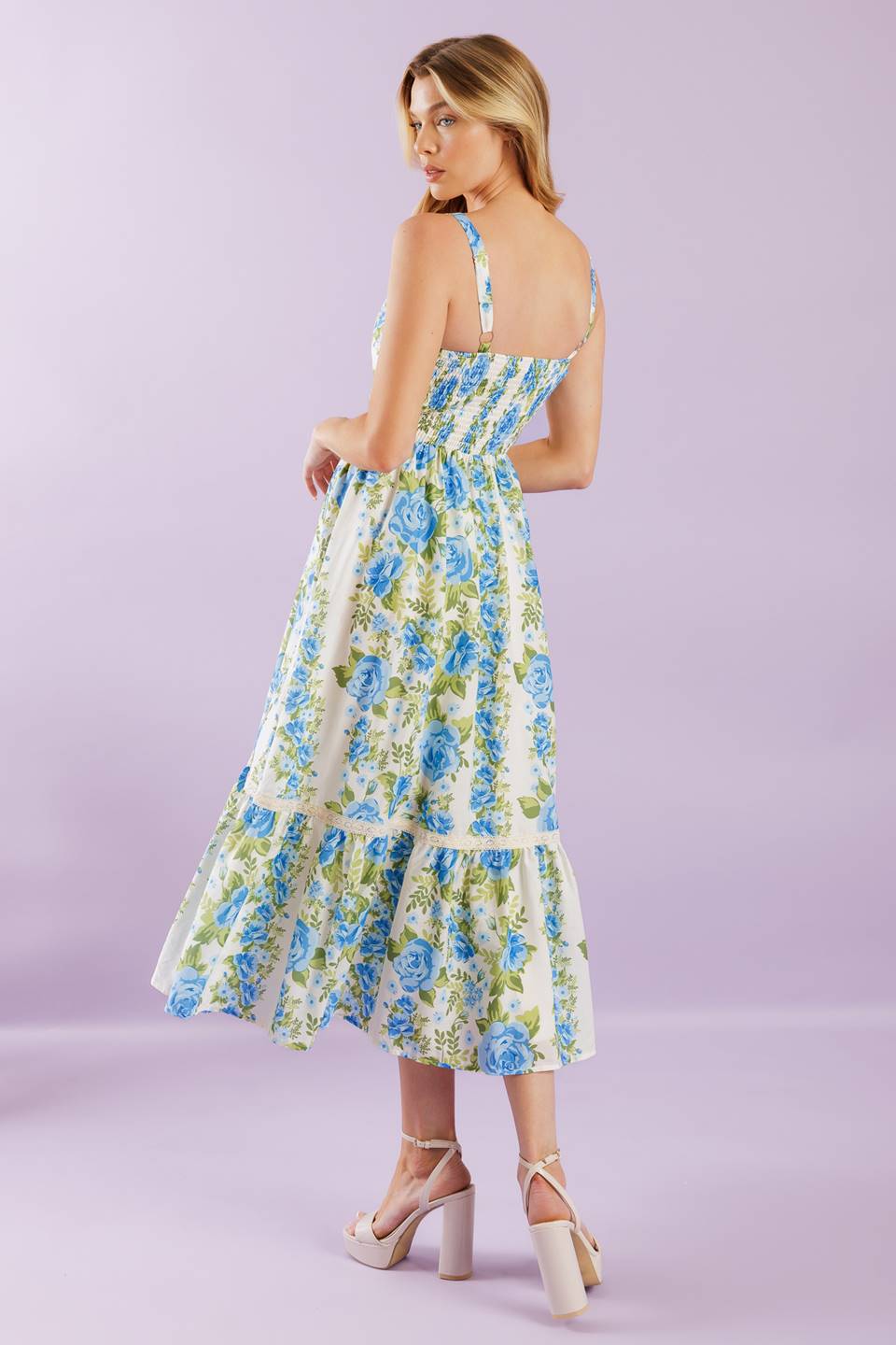 Match My Energy Woven Midi Dress - Stylish Flowy Summer Dress for Women, Perfect for Beach Vacations, Date Nights & Outdoor Parties