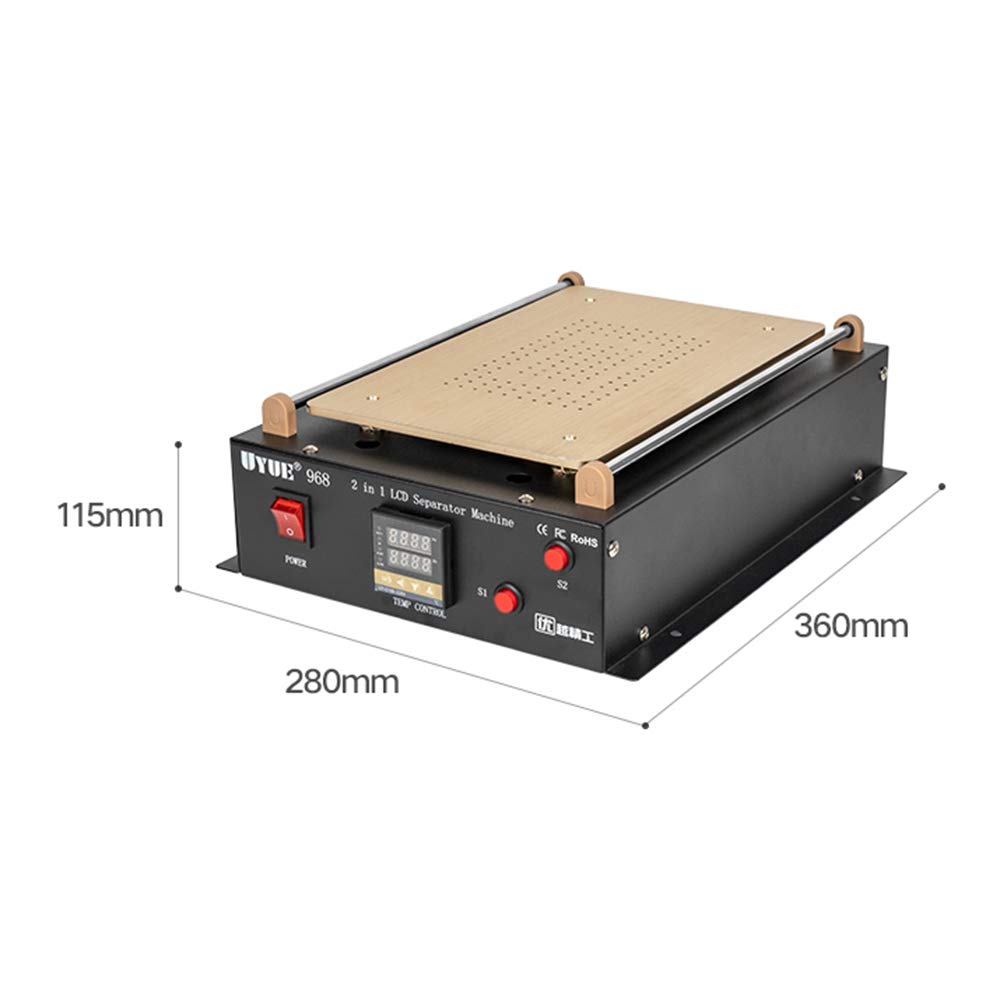 14’’ LCD Screen Separator Machine - 600W Heat Plate for iPhone, iPad & Smartphone Screen Repair | Professional LCD Screen Separation Equipment | Perfect for Phone Repair Shops & DIY Enthusiasts