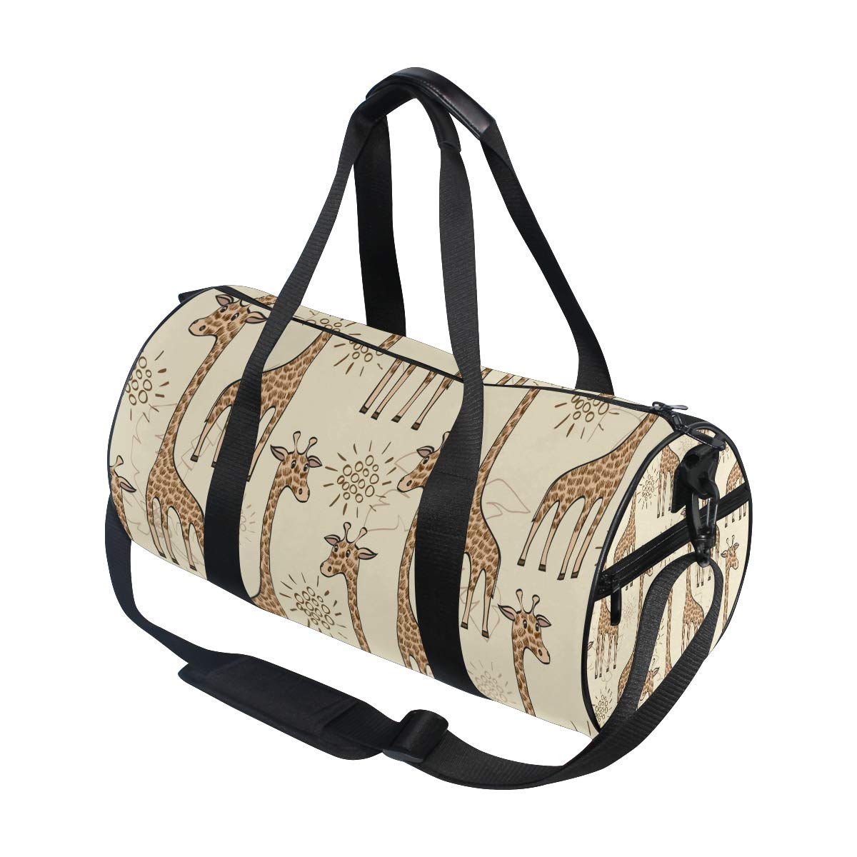 Durable Canvas Giraffe Duffel Bag for Gym, Sports & Travel – Perfect for Overnight Trips, Workouts & Weekend Getaways