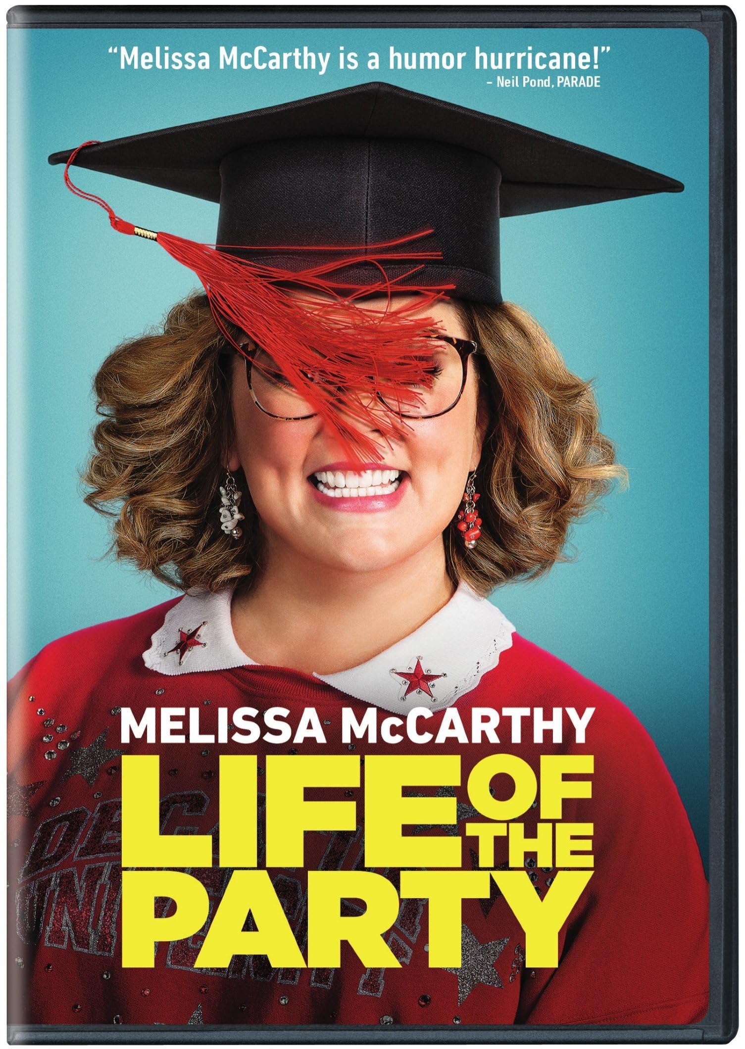 Life of the Party (DVD) - Comedy Movie with Melissa McCarthy - Perfect for Girls' Night, College Parties & Family Movie Nights