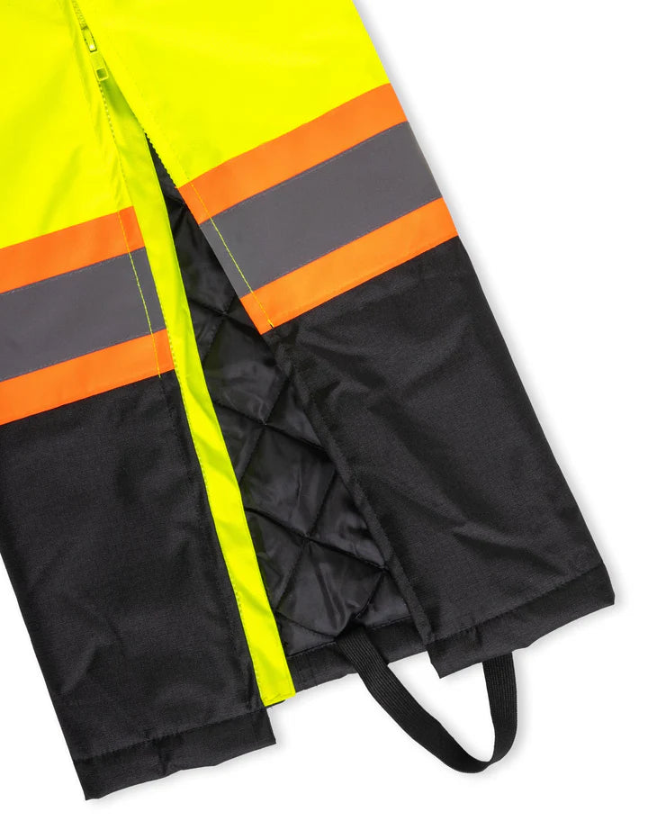 Forcefield Hi-Vis Winter Safety Overalls EN835R - High Visibility Workwear for Cold Weather Construction & Outdoor Jobs