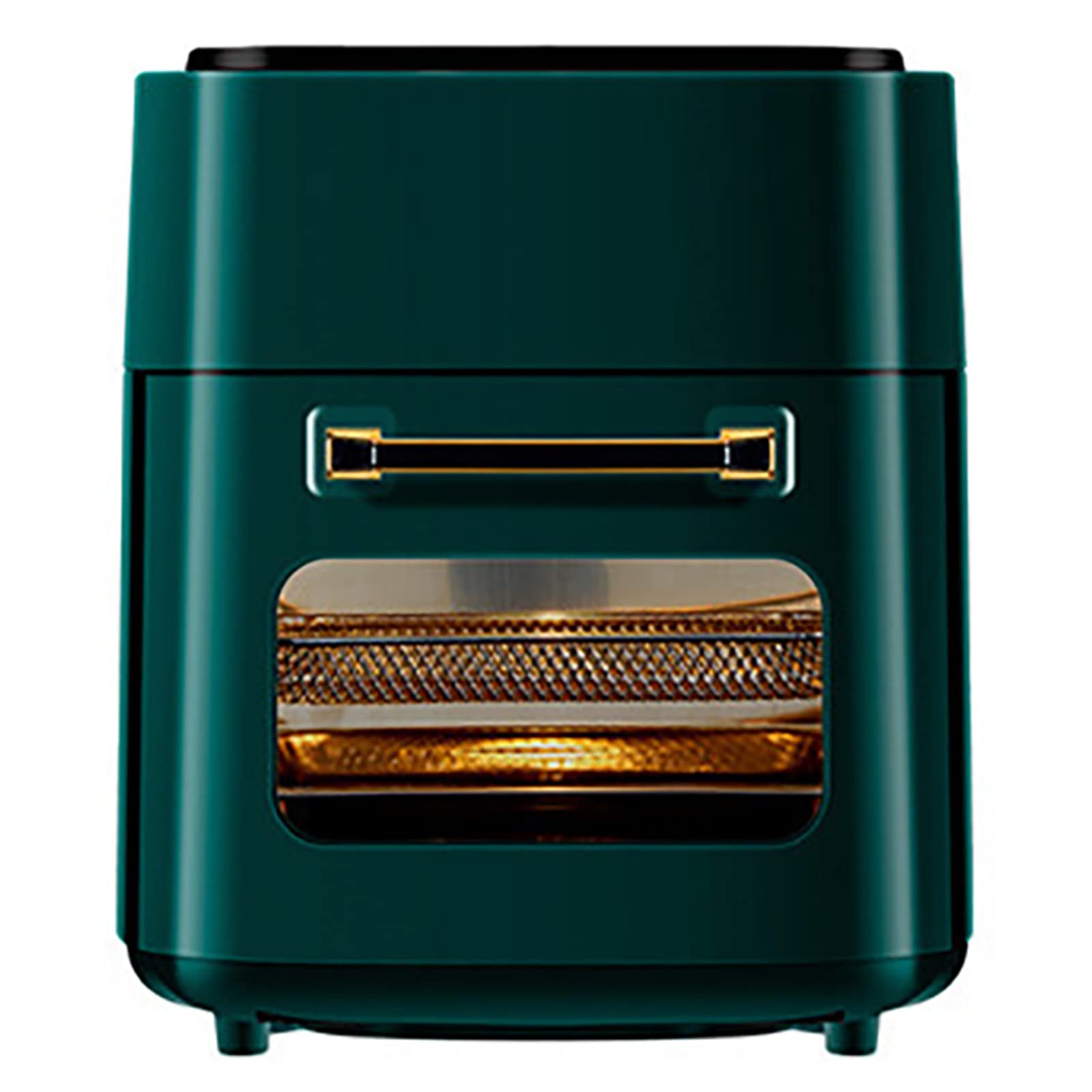COYOUCO 5-in-1 Digital Air Fryer Oven with Rapid Air Circulation - 15L 1400W Oil-Free LED Screen, Nonstick Basket, 60-Min Timer & Temp Control (Green) - Perfect for Healthy Cooking, Baking, Roasting, Grilling & Reheating at Home