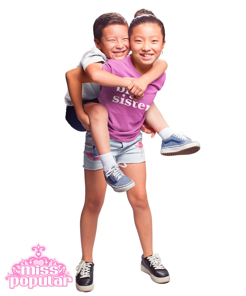 Big Sister Announcement T-Shirt | Cute & Comfortable Toddler to Big Girl Sizes | Perfect for Gender Reveal, Sibling Gift & Everyday Wear