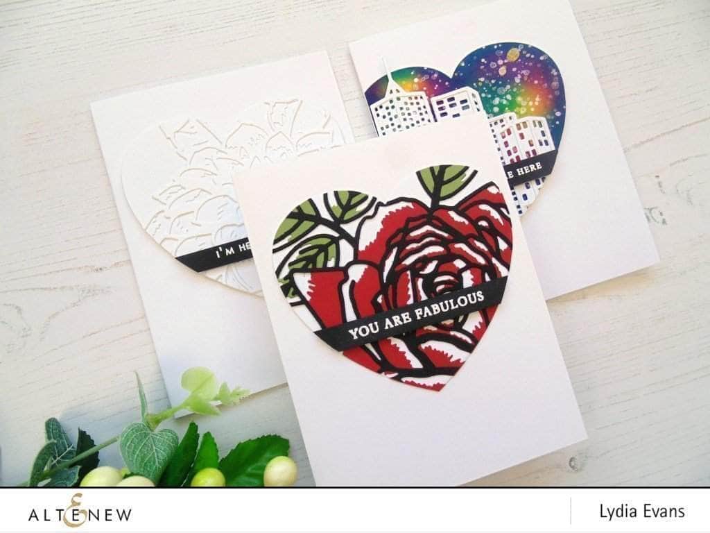 Halftone Hearts Nesting Die Set for Card Making, Scrapbooking & DIY Crafts - Perfect for Valentine's Day, Wedding Invitations & Paper Craft Projects