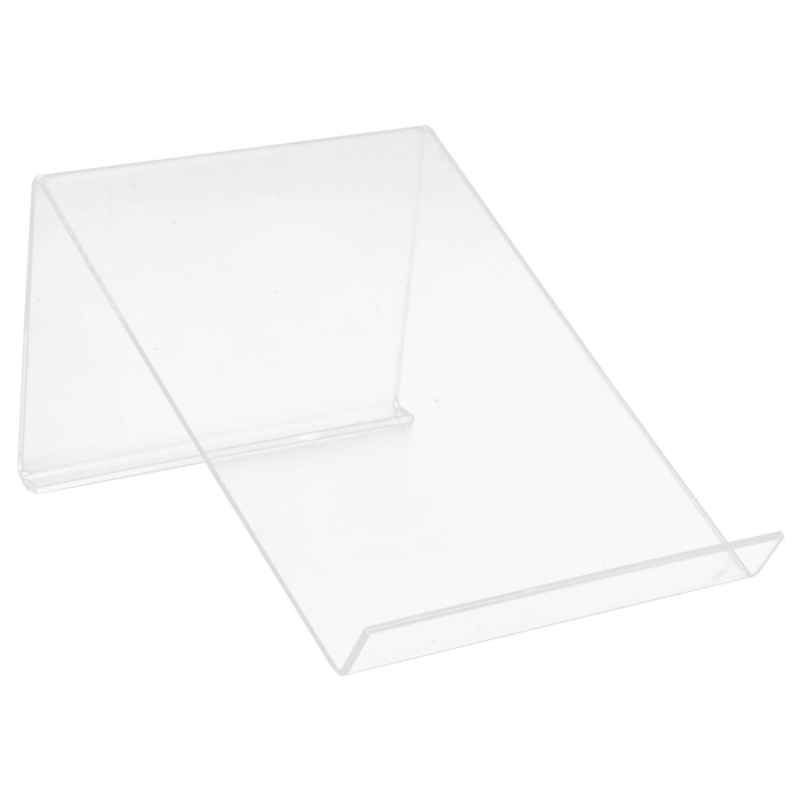 Acrylic Phone Stand Holder for iPhone, Android, Landline & Tablet - Adjustable Desktop Organizer for Office, Home, Kitchen, Bedroom (Perfect for Video Calls, Reading & Hands-Free Viewing)