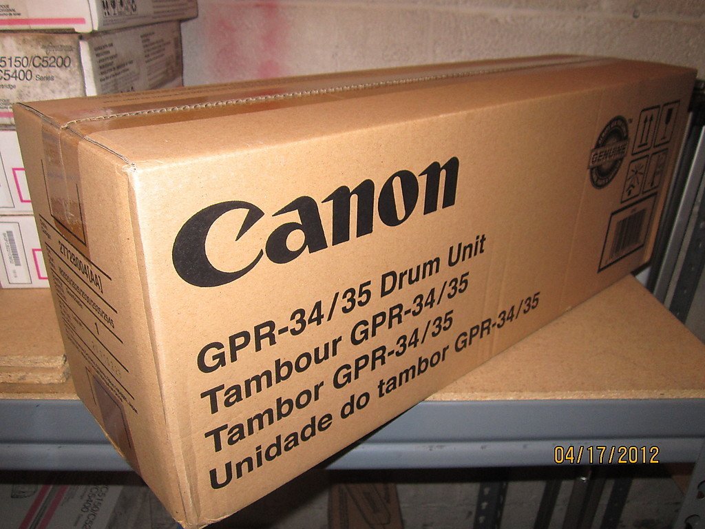 Canon OEM 2772B004AA Black Drum Unit (GPR34, GPR35) - Compatible with Select Canon Printers - Perfect for Office & Home Printing Needs
