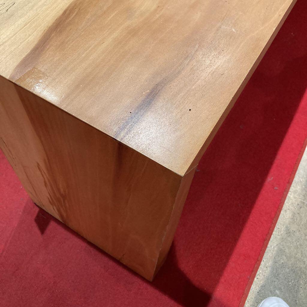 Custom Live Edge Sycamore Wood Waterfall Bench - Handcrafted Coffee Table & Bench for Living Room, Patio, or Garden - Rustic Wooden Furniture for Home Decor