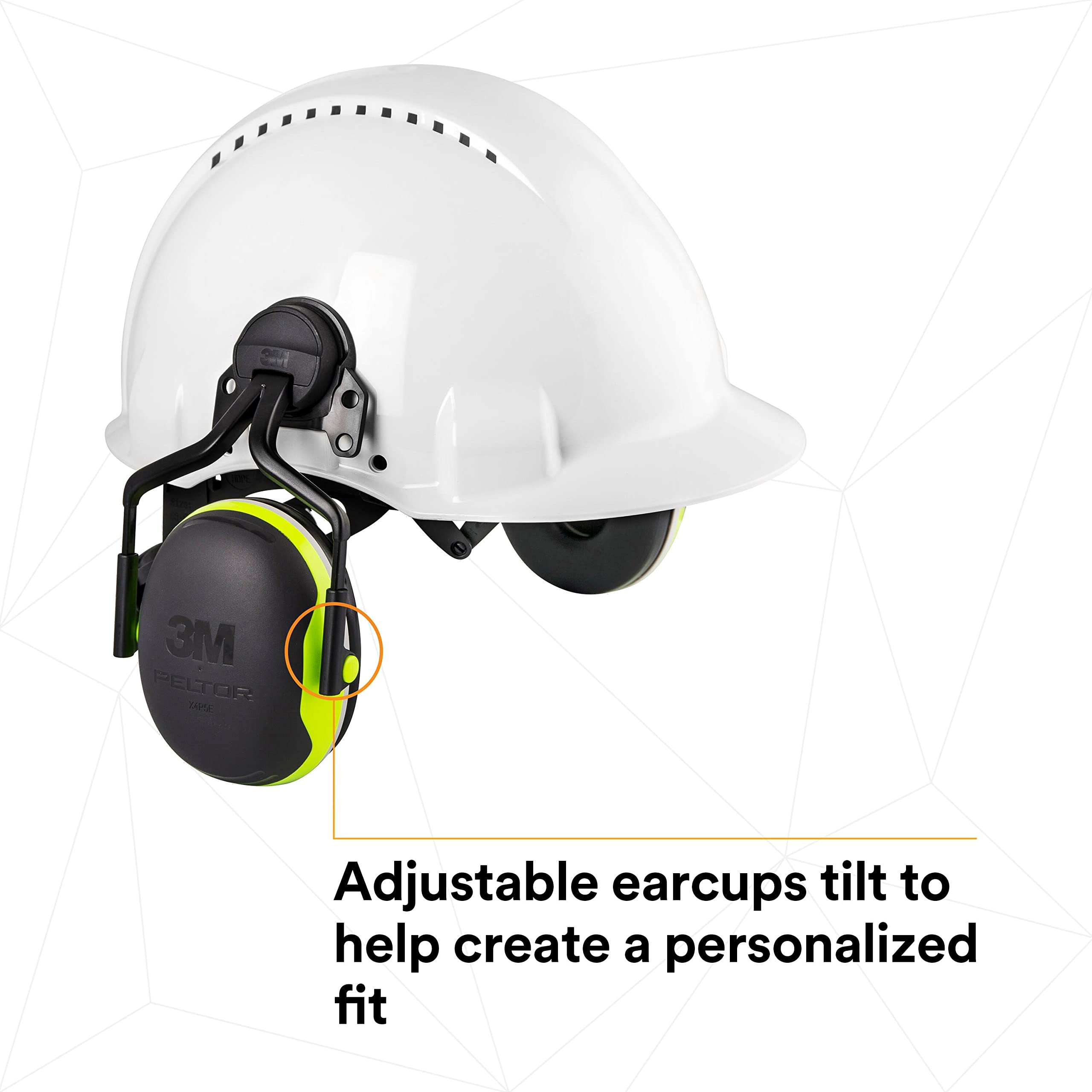 3M Standard Hard Hat with Attached Brim, ANSI Z89.1 Certified, Orange Safety Helmet for Construction & Industrial Use - One Size Fits Most Adults - Perfect for Construction Sites, Factories & Outdoor Work