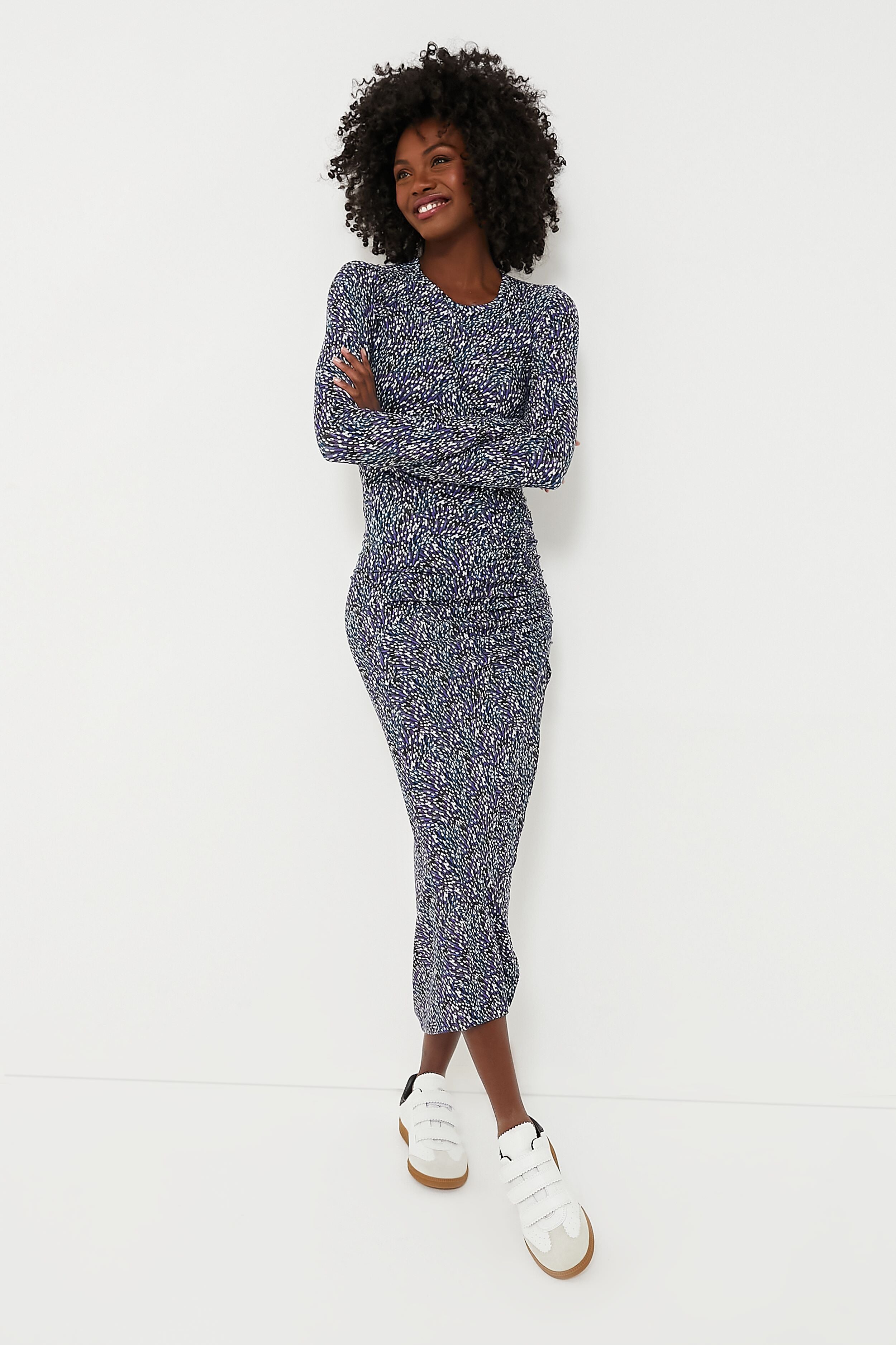 Blue Jelina Dress - Elegant Women's Casual Summer Dress for Outdoor & Party Wear | Perfect for Beach, Vacation, and Date Nights