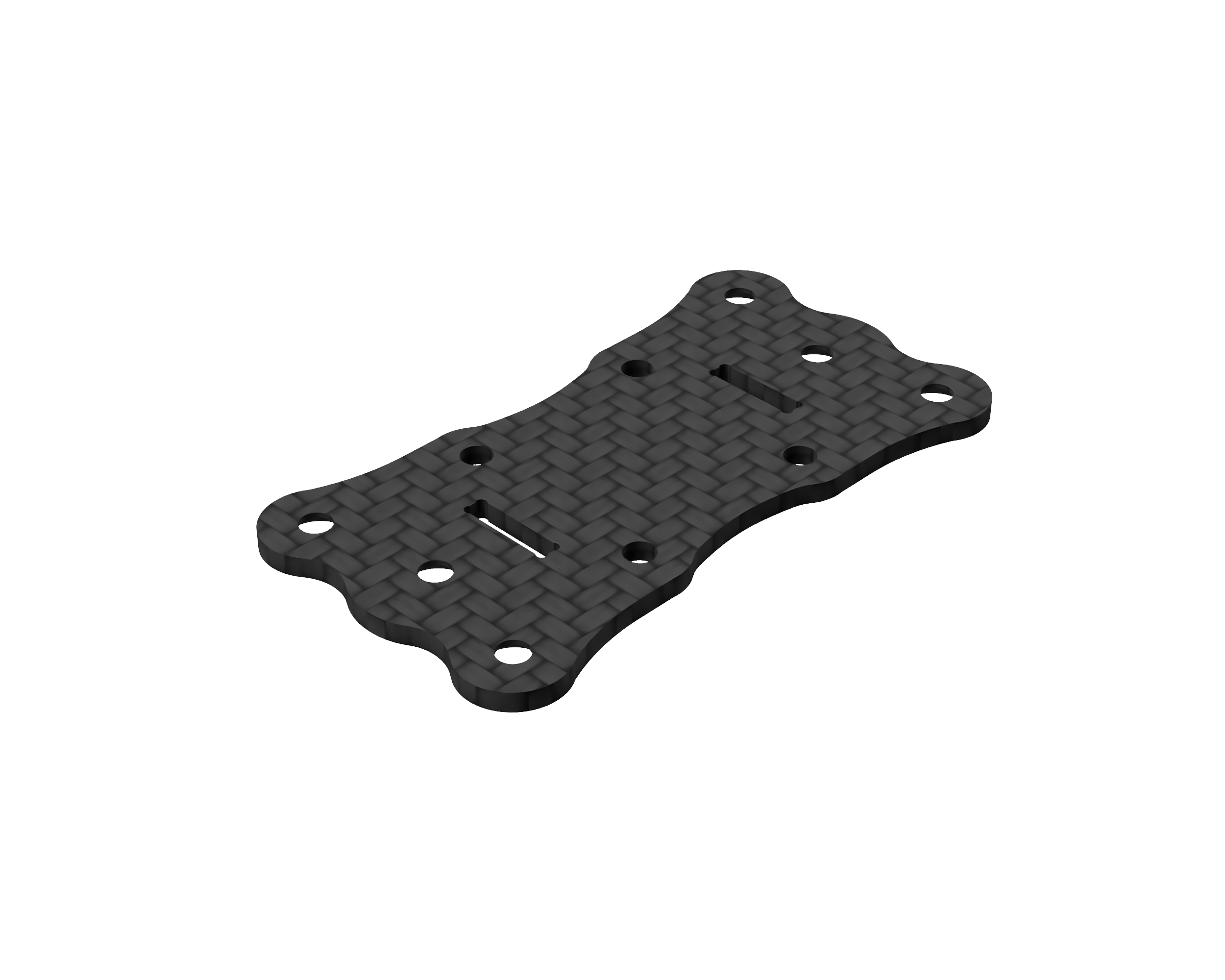 DinDrones Typhon V7 T700 Carbon Fiber Plates - High-Performance Drone Parts for FPV Racing & Aerial Photography