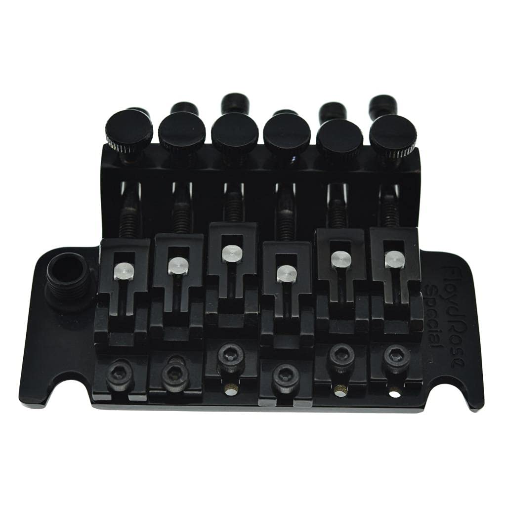 KAISH Set of 6 Stainless Steel Tremolo Bridge String Lock Insert Blocks for Floyd Rose Guitar Bridges - Perfect for Guitar Maintenance & Hardware Upgrades