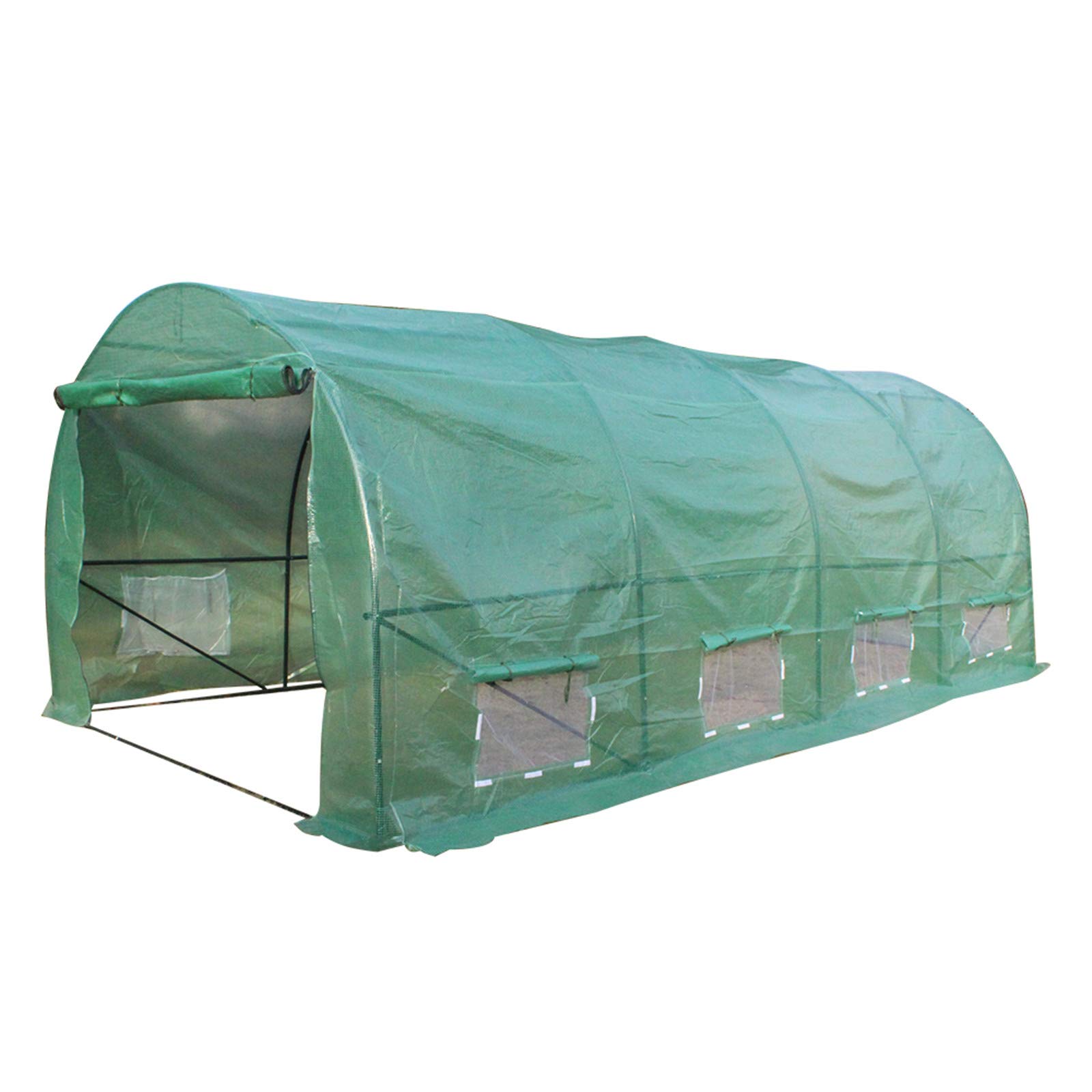 Tesmula GT2-LC 20x10x7 Feet Heavy Duty Greenhouse for Plants - Gardening Dome Tent for Outdoor, Backyard & Commercial Farming