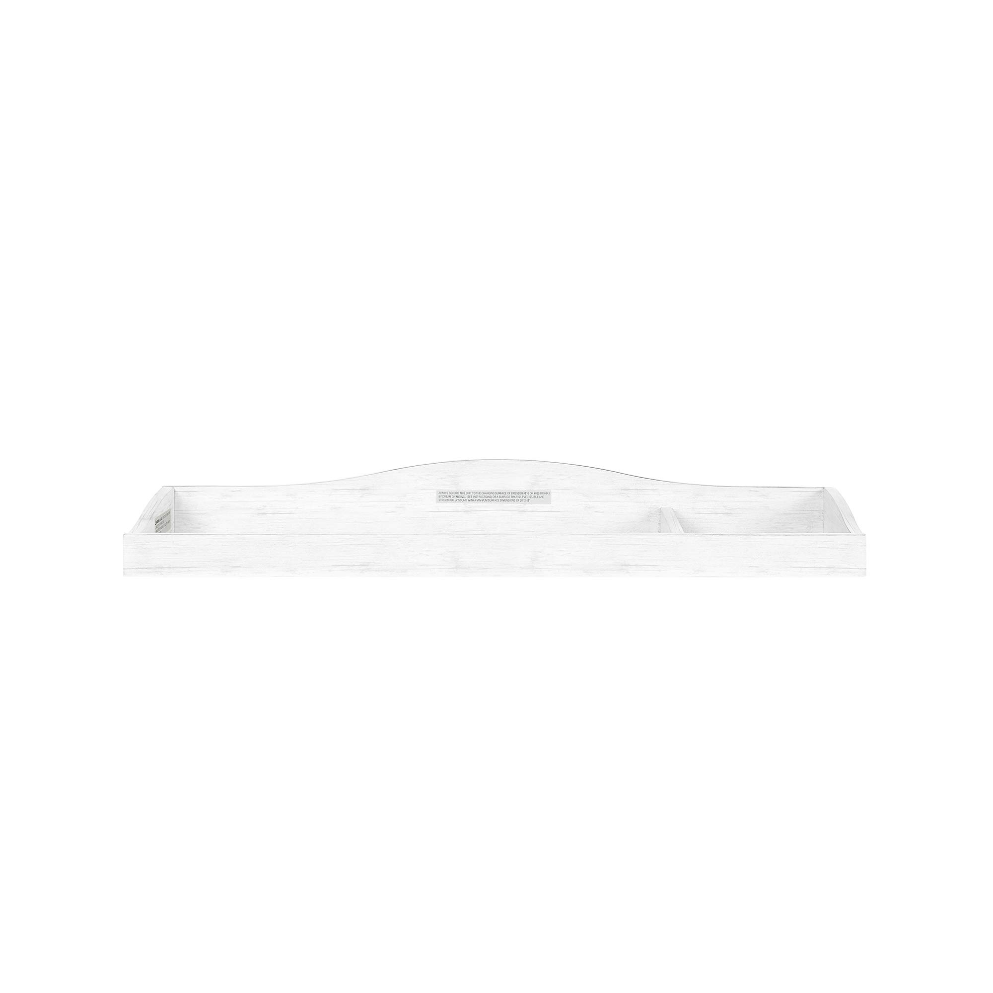 Evolur Universal Collection Changing Tray - Weather-Resistant White Baby Changing Pad for Nursery, Diaper Station & On-the-Go Use