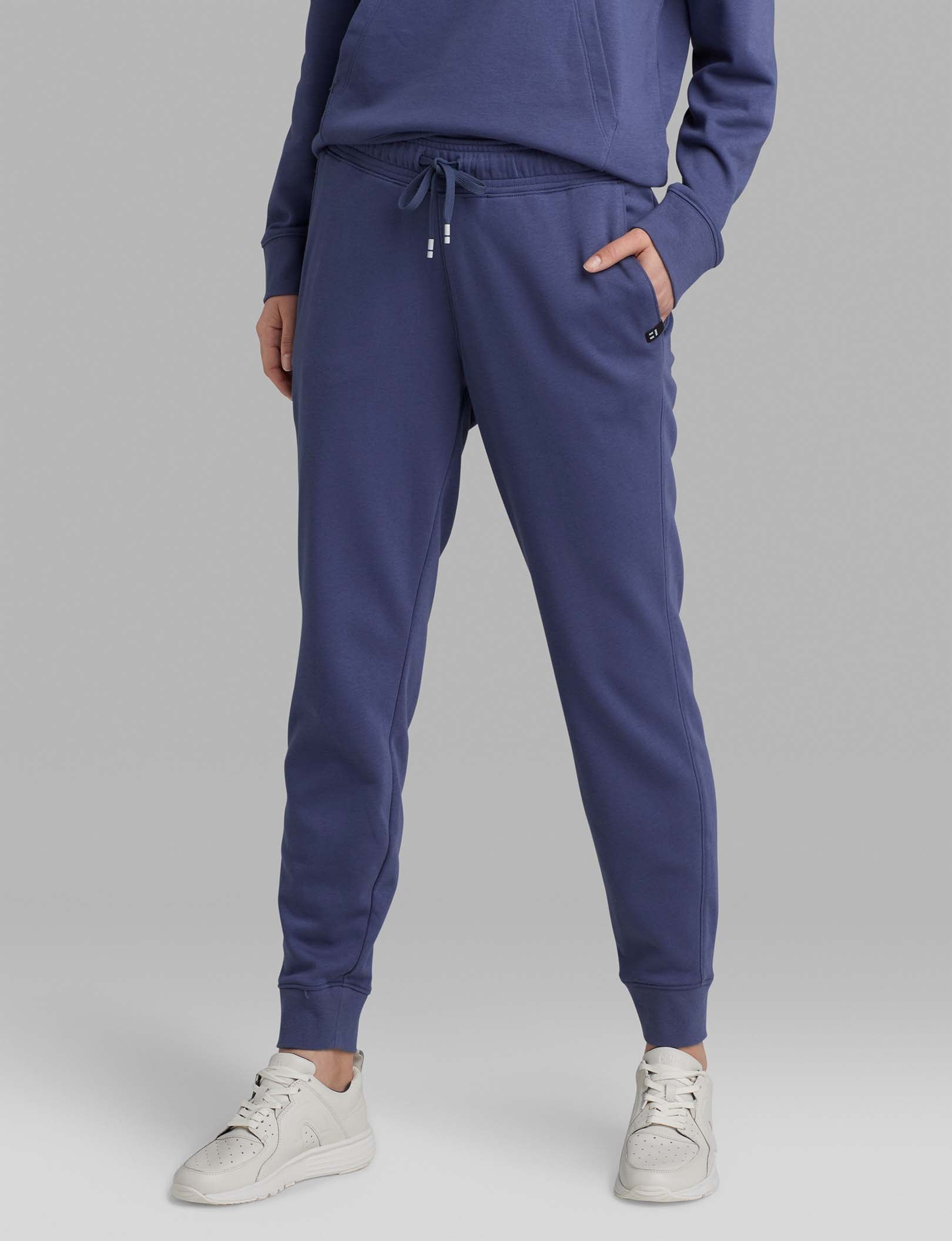Women's French Terry Jogger Pants - Soft Stretch Lounge Pants for Yoga, Running & Casual Wear | Comfortable Elastic Waist Sweatpants for Women