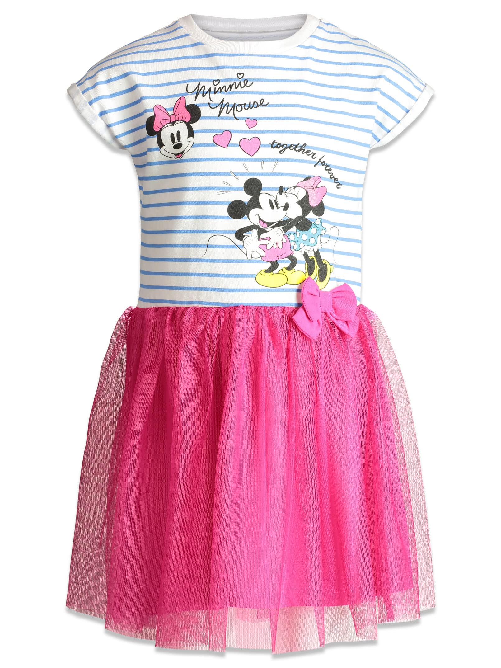Disney Minnie Mouse & Mickey Mouse Kids Dress - Infant to Big Kid Sizes | Perfect for Birthday Parties, Holidays & Disney Theme Events