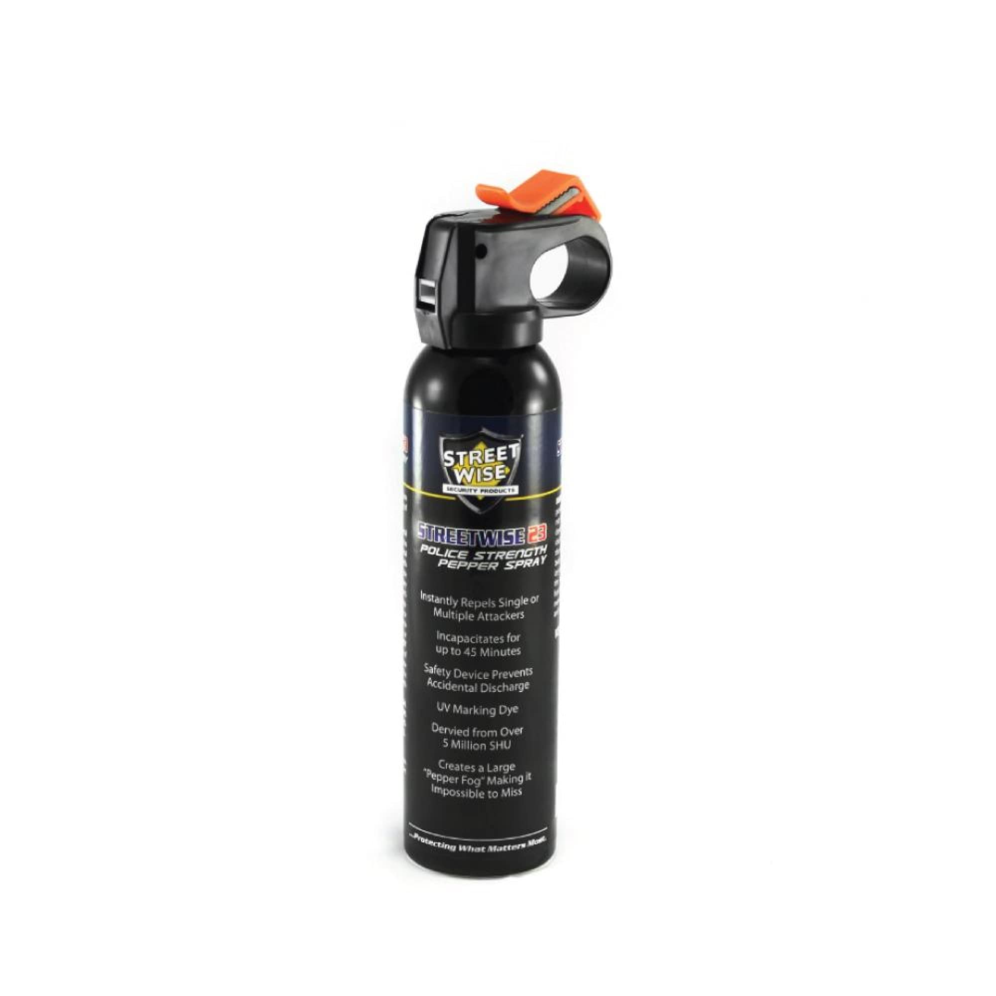 Lab Certified Streetwise 18 Pepper Spray - 9 oz Fire Master for Self Defense & Personal Protection | Compact & Powerful for Jogging, Hiking, and Night Safety