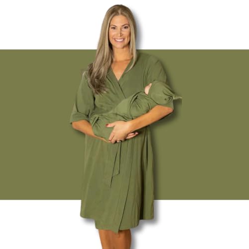 Olive Robe/Olive Swaddle