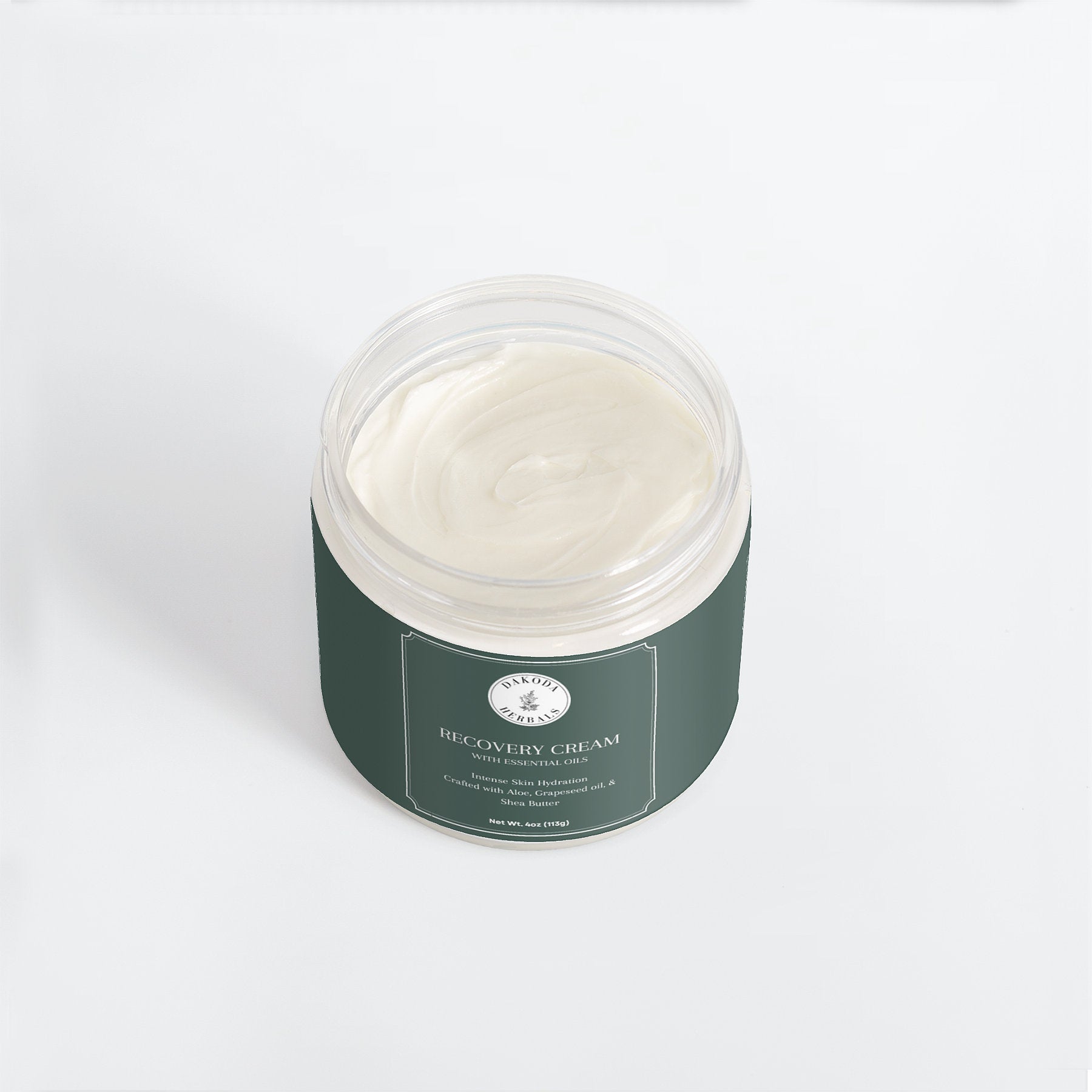 Organic Recovery Cream with Lavender & Tea Tree Essential Oils - Deep Hydration for Dry, Sensitive Skin - Perfect for Post-Workout, Sunburn & Winter Skin Care