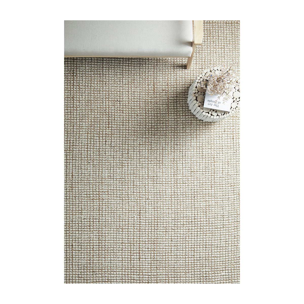 Arabella Natural Jute Area Rug - Soft & Durable Handwoven Floor Mat for Living Room, Bedroom, Nursery | Eco-Friendly Home Decor