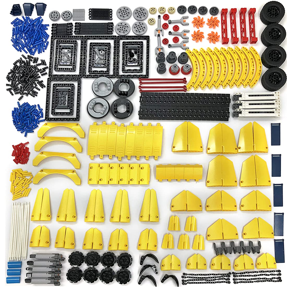 JoyMeet 700 Pcs Building Blocks Set - Mechanical Wheels, Axles, Gears & Connectors for DIY Cars | Compatible with Lego Technic Parts | Perfect for STEM Learning, Robotics Projects & Creative Play