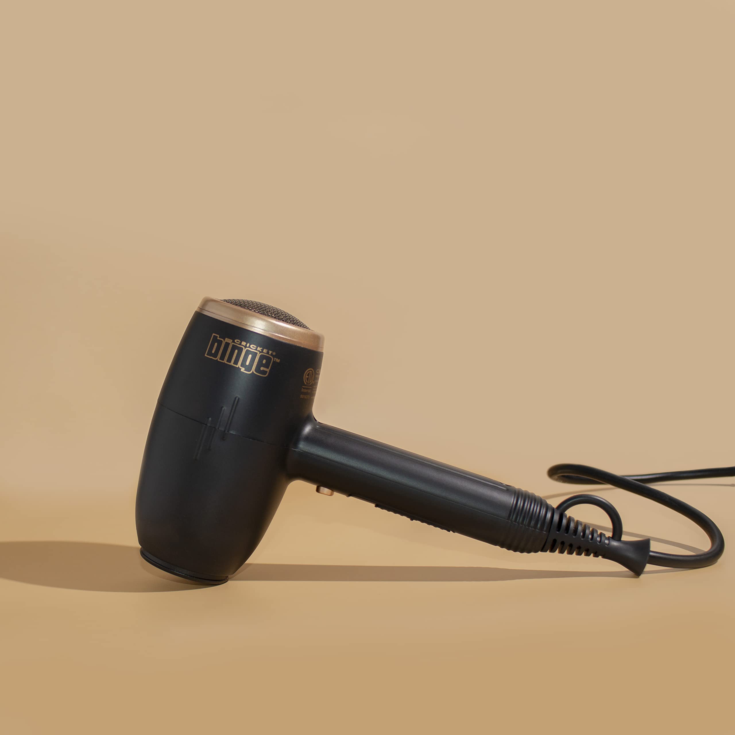Professional Salon Hair Dryer with Diffuser - 1875W High Power, Fast Drying, Lightweight, Heat & Shine Technology for Smooth & Frizz-Free Hair | Perfect for Home & Salon Use, Travel-Friendly Black Hair Dryer