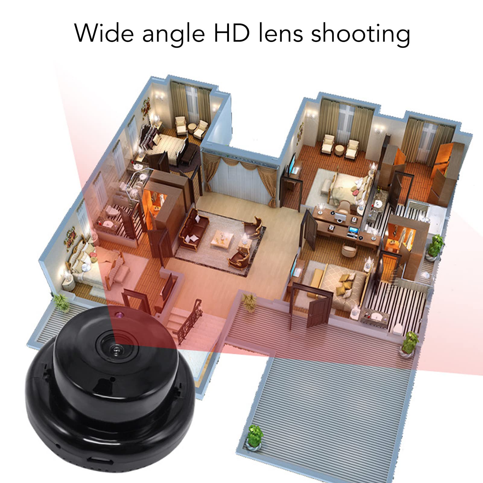 HEEPDD HD 1080P Outdoor WiFi Security Camera with Night Vision, Motion Detection & Weatherproof Design - Ideal for Home Surveillance, Baby Monitoring & Business Security