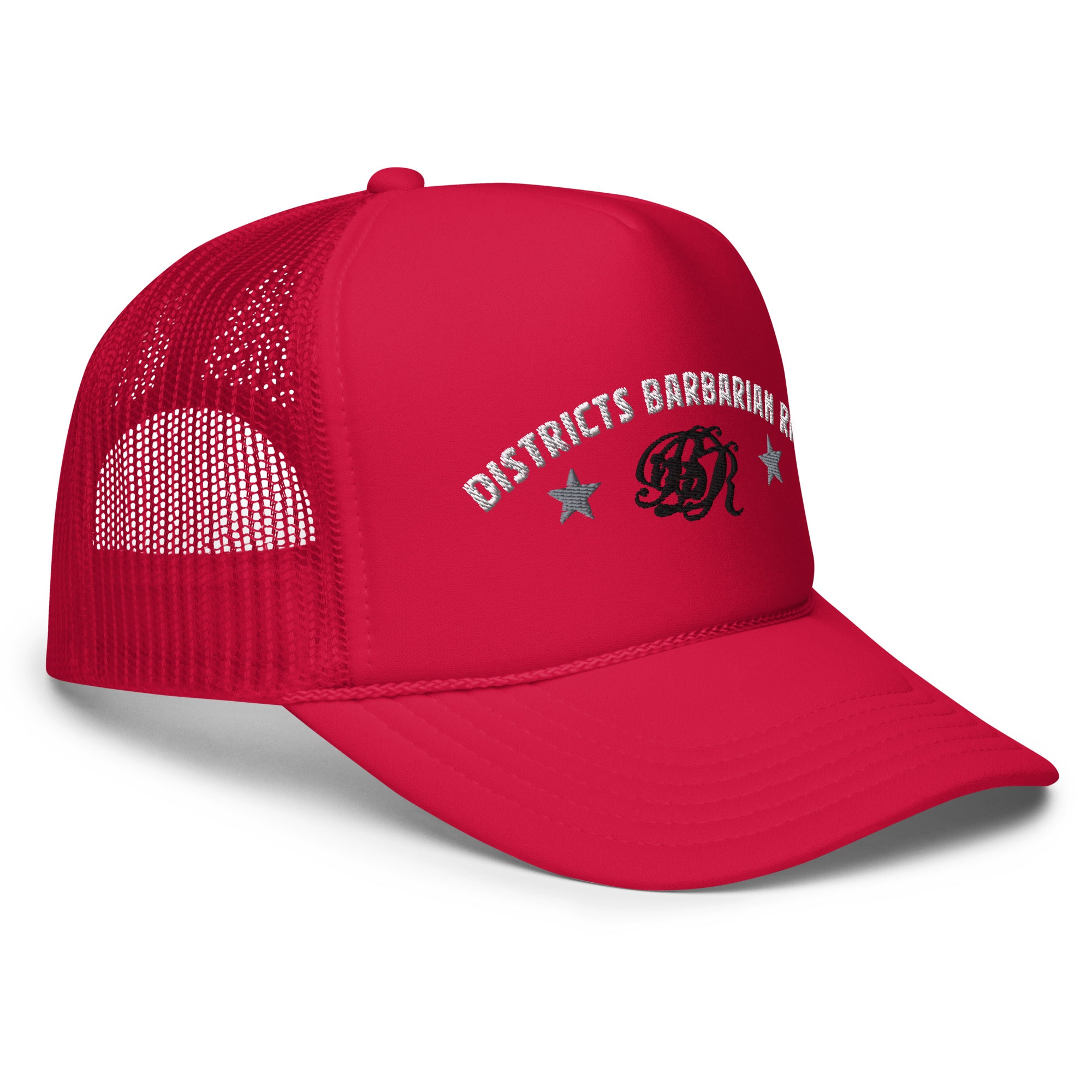 Districts Barbarian RFC Foam Trucker Hat - Adjustable Snapback Cap for Men & Women - Perfect for Outdoor Sports, Hiking, and Casual Wear