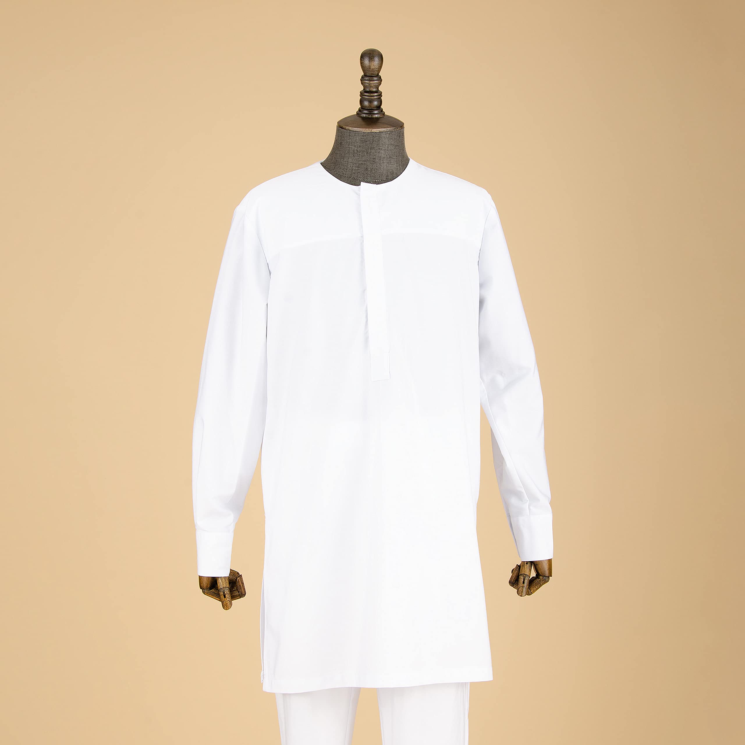Authentic African Men's Dashiki Outfit - 3 Piece Set with Embroidery Agbada Robe, Shirt & Pants | Plus Size Traditional African Clothing for Weddings, Parties & Cultural Events