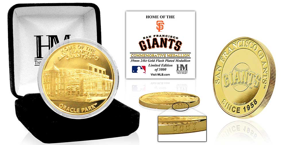 San Francisco Giants Commemorative Gold Mint Coin - Limited Edition Collectible for Baseball Fans & Memorabilia Enthusiasts | Perfect for Gifts, Display, and Sports Collections