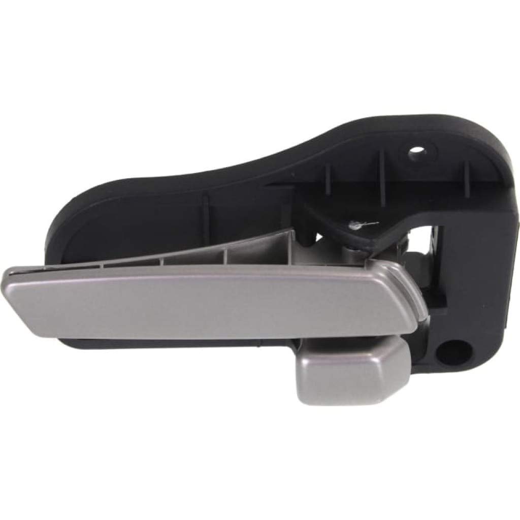 Kia Rondo Interior Door Handle Front or Rear Driver Side Painted Silver (2007-2012) with Door Lock Button - Compatible with All Submodels | Easy Replacement for Car Door Handle Repair | Perfect for DIY Auto Maintenance & Vehicle Upgrades