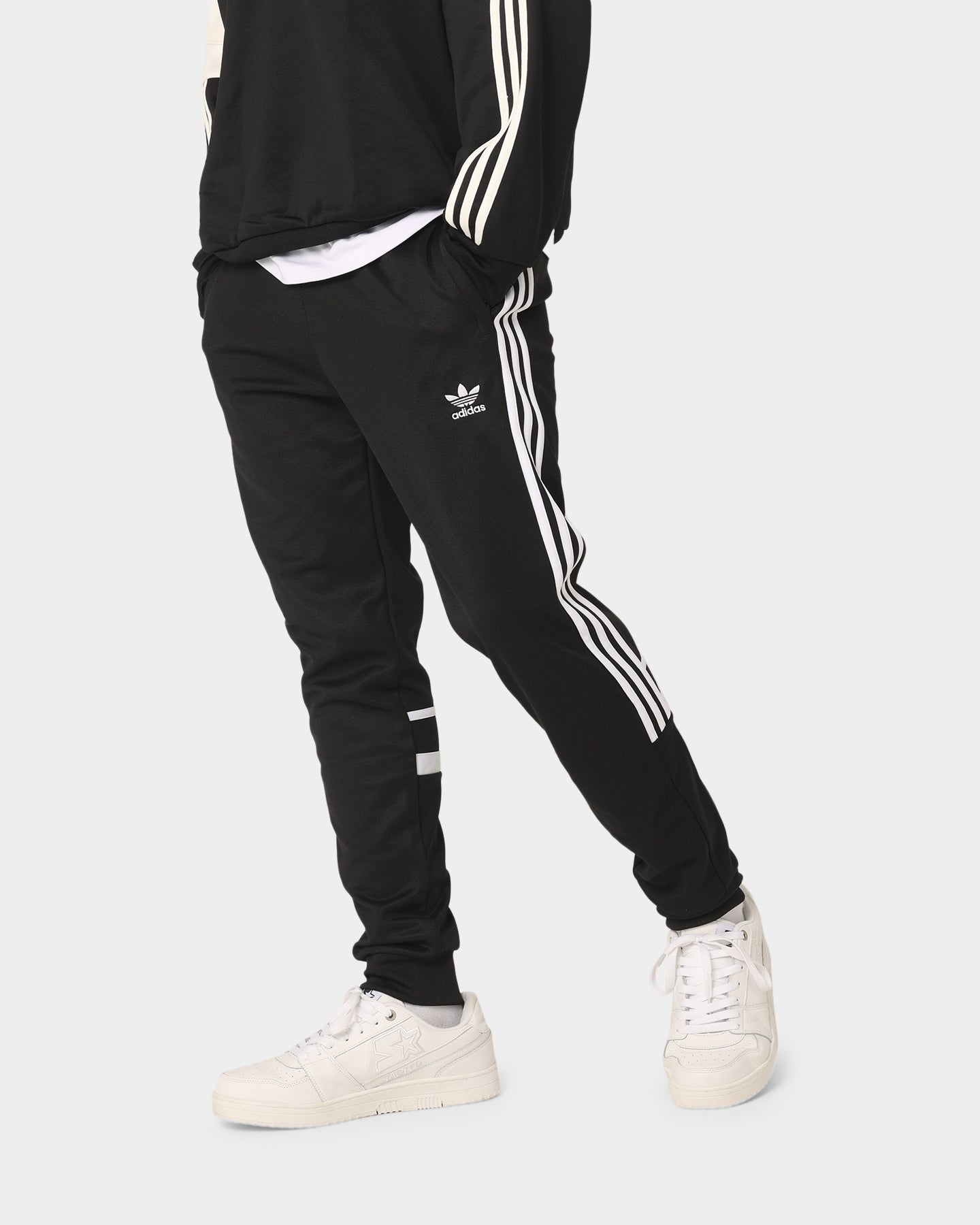 Adidas Cutline Pants for Men - Black Athletic Joggers with Stretch Fabric | Gym Workout, Running & Casual Wear